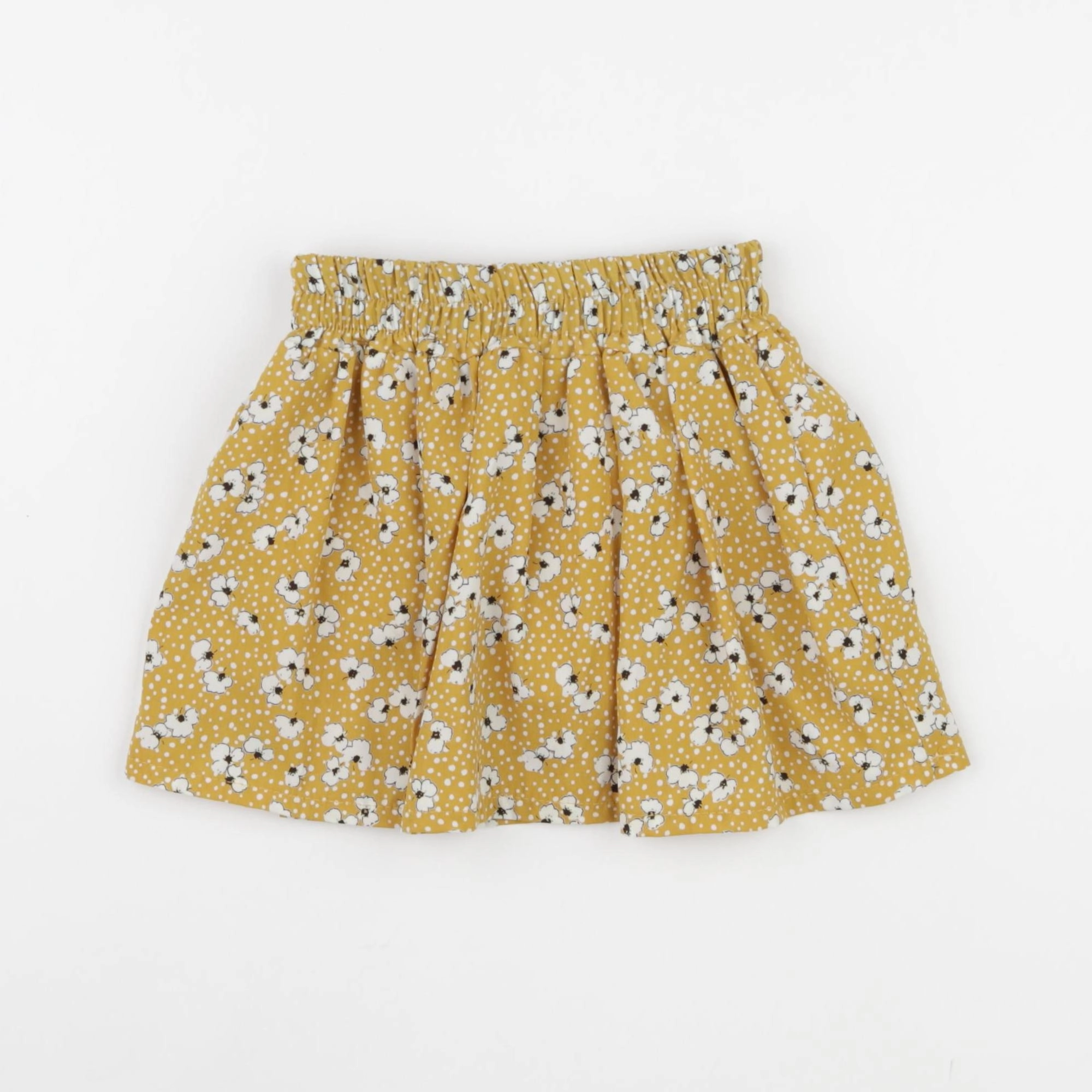 Little Cigogne - jupe jaune - 3 ans