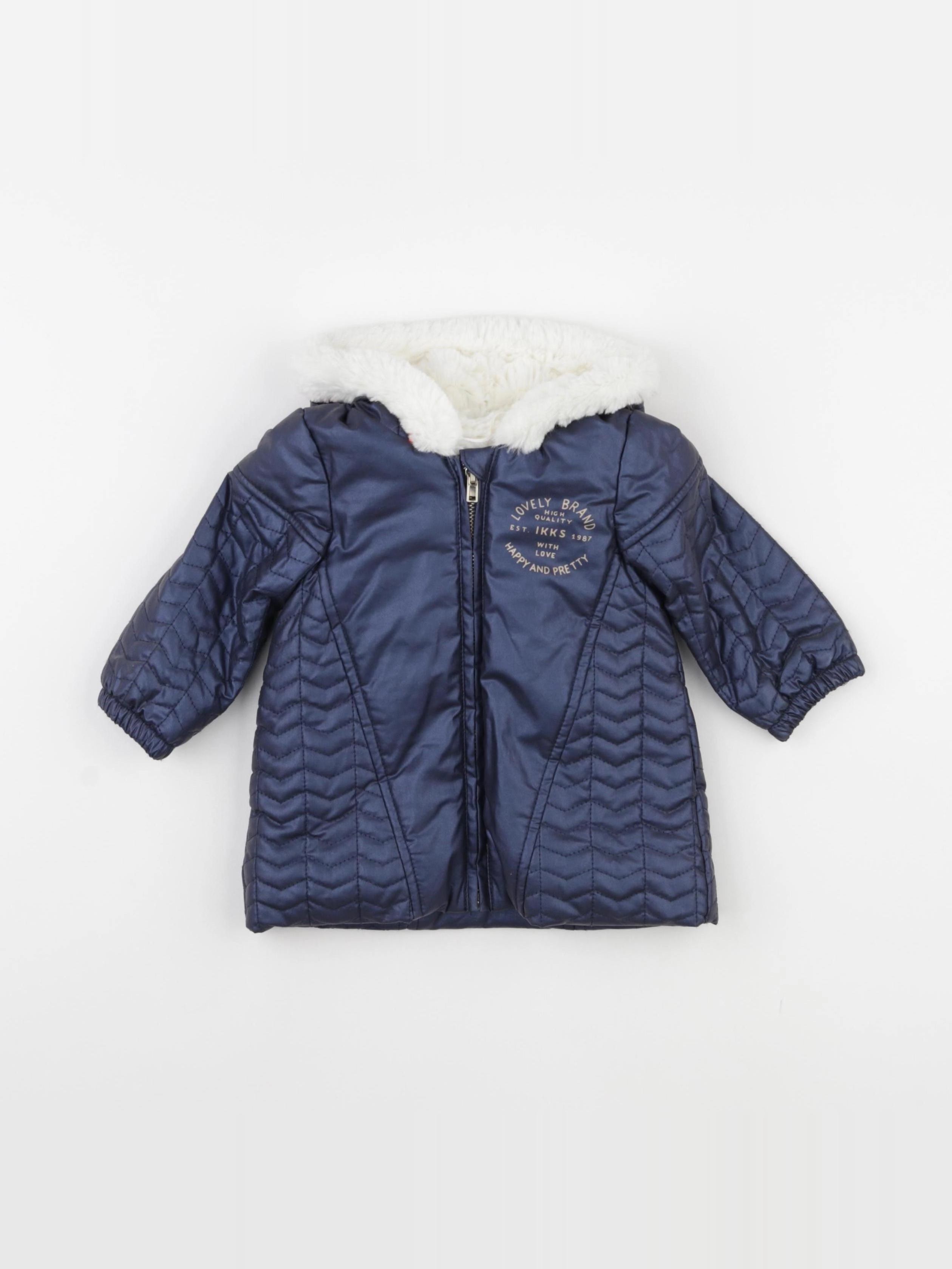 IKKS - doudoune bleu - 6 mois