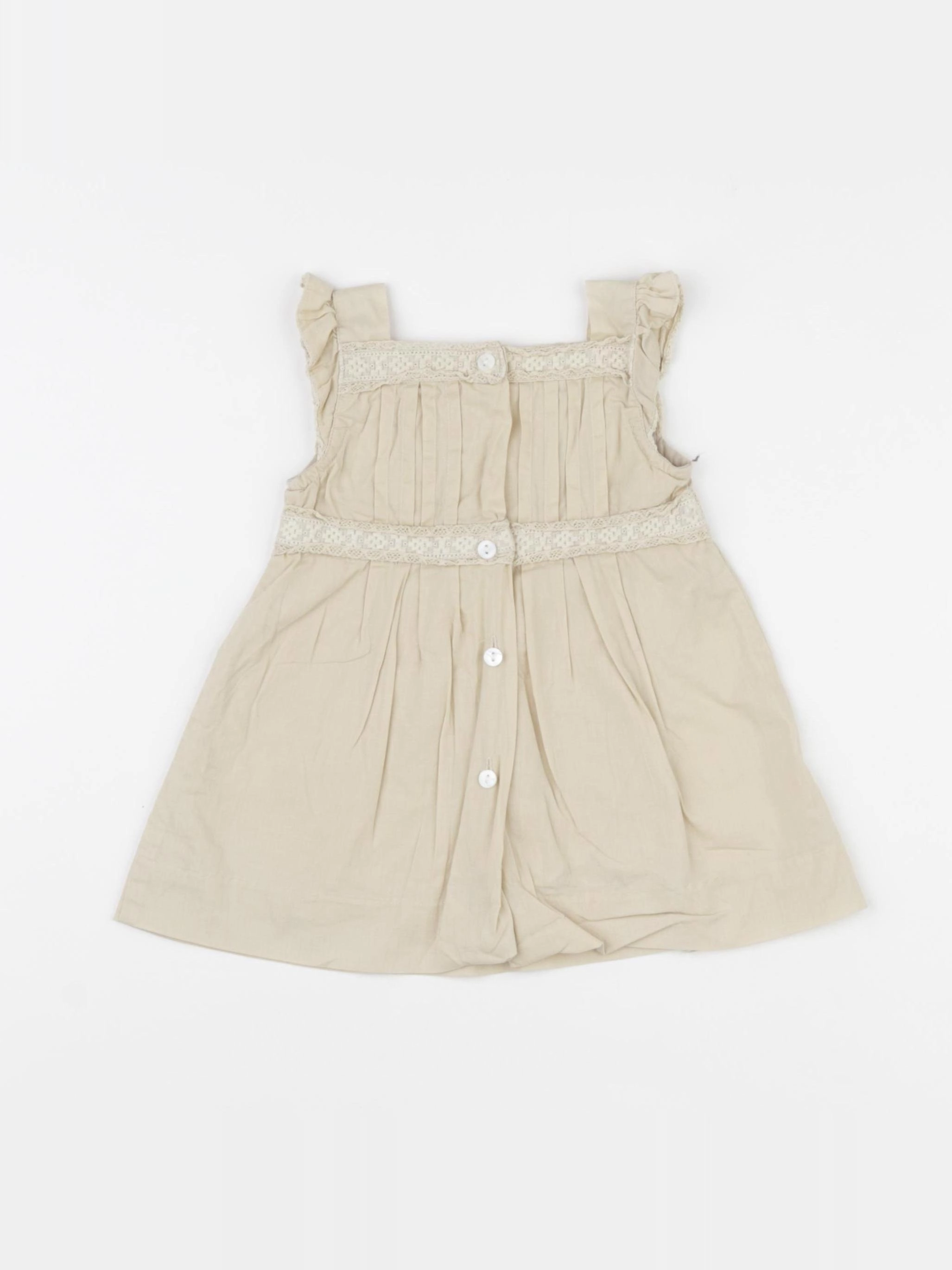 Gocco - robe beige - 6/9 mois