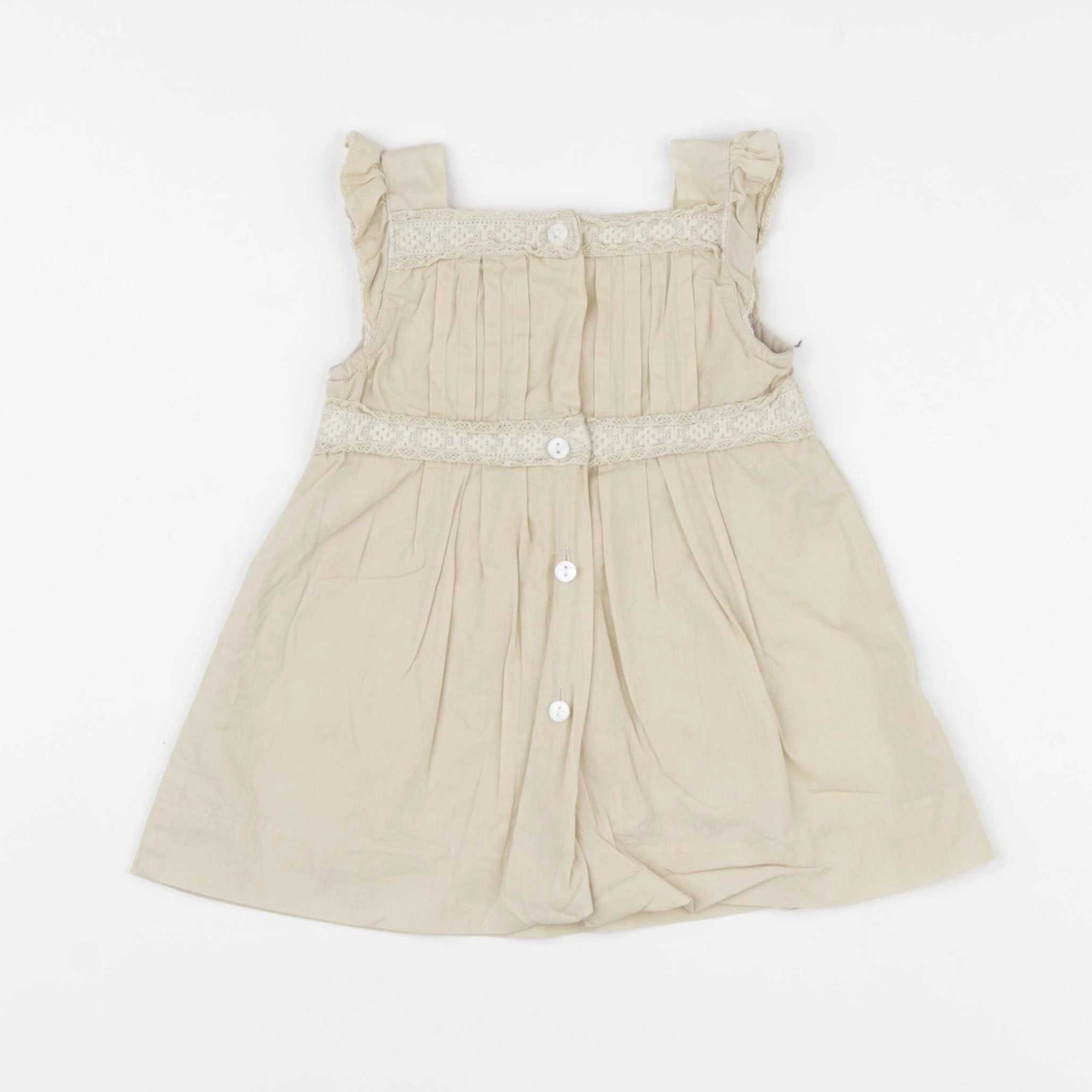 Gocco - robe beige - 6/9 mois