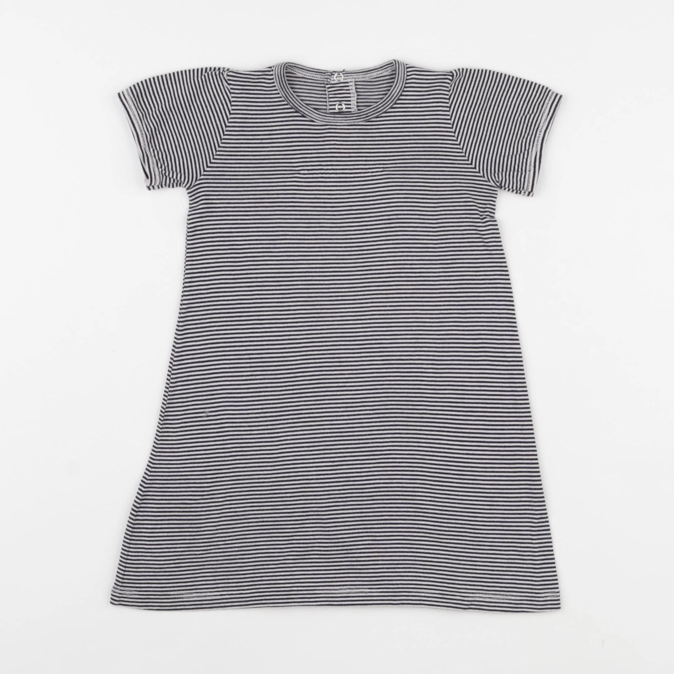 Petit Bateau - robe bleu - 12 mois