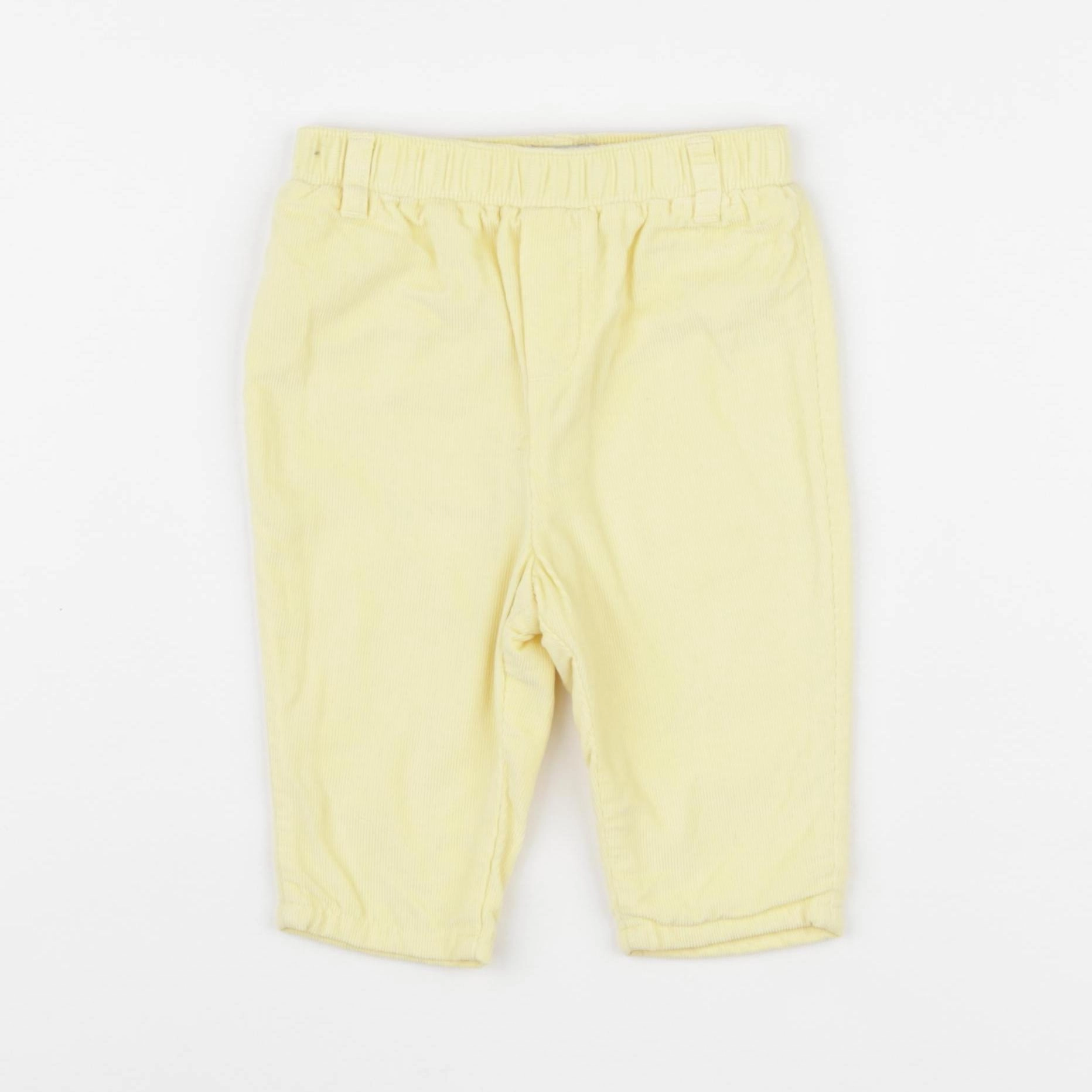 Cyrillus - pantalon doublé jaune - 6 mois