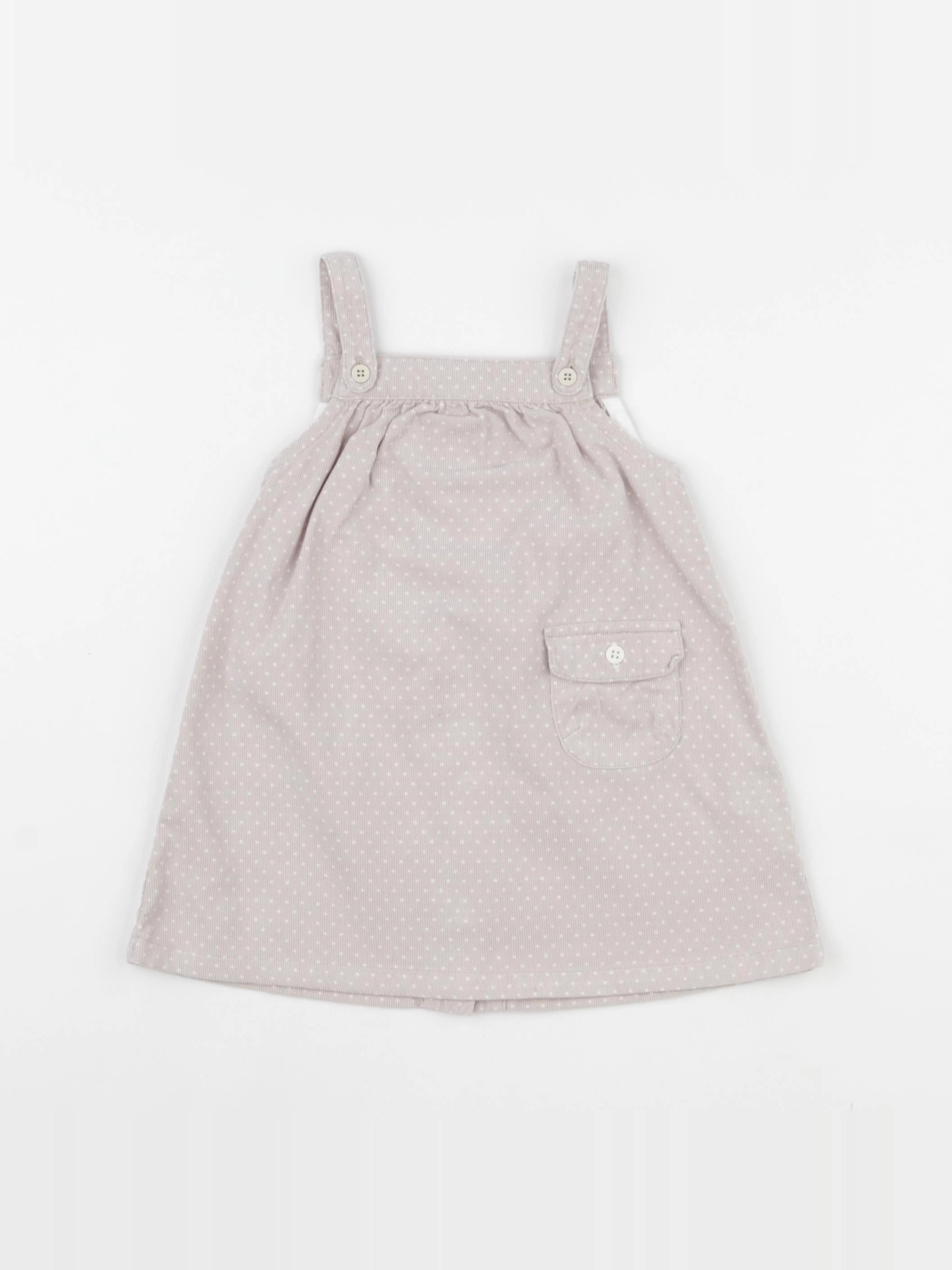 Petit Bateau - robe beige - 6 mois