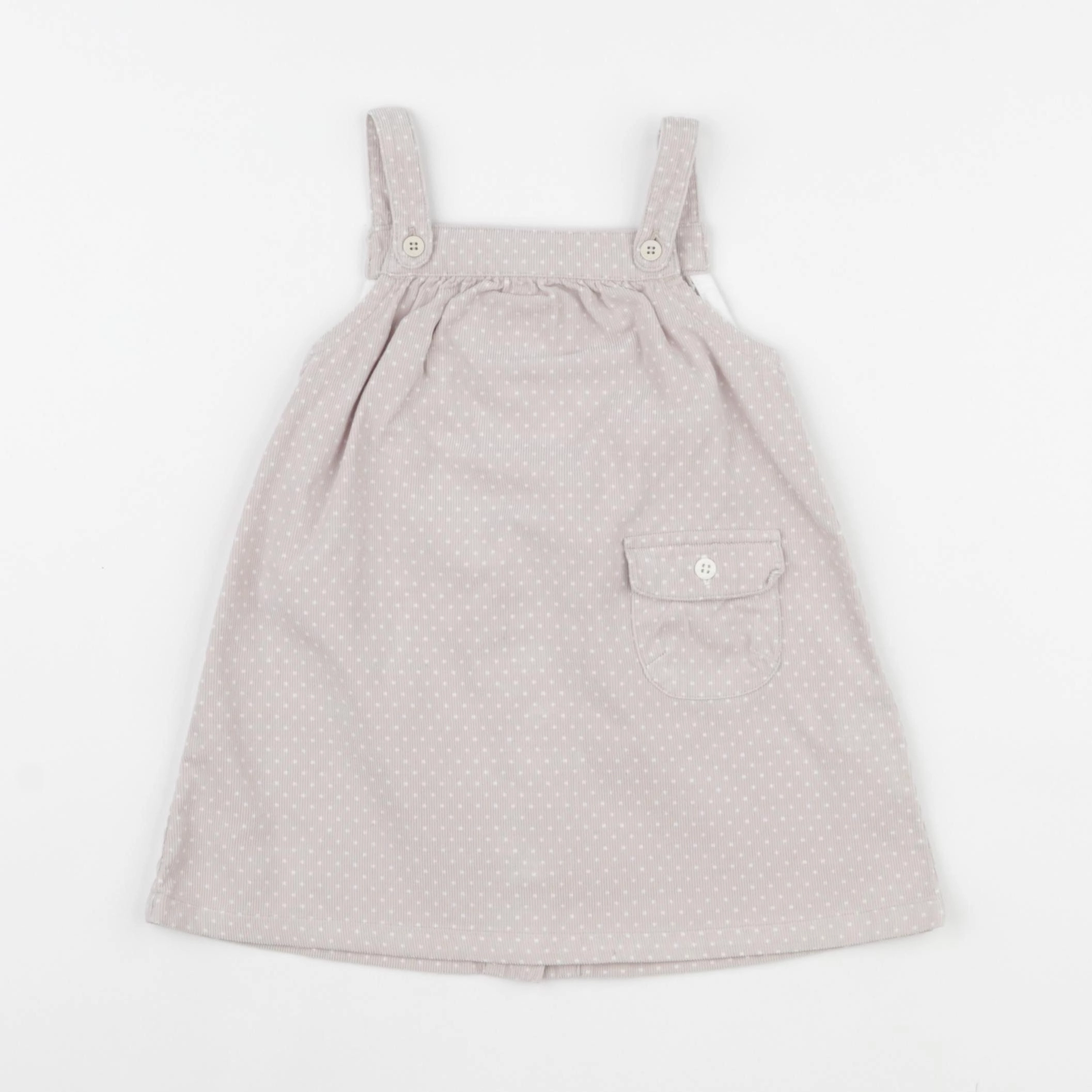 Petit Bateau - robe beige - 6 mois