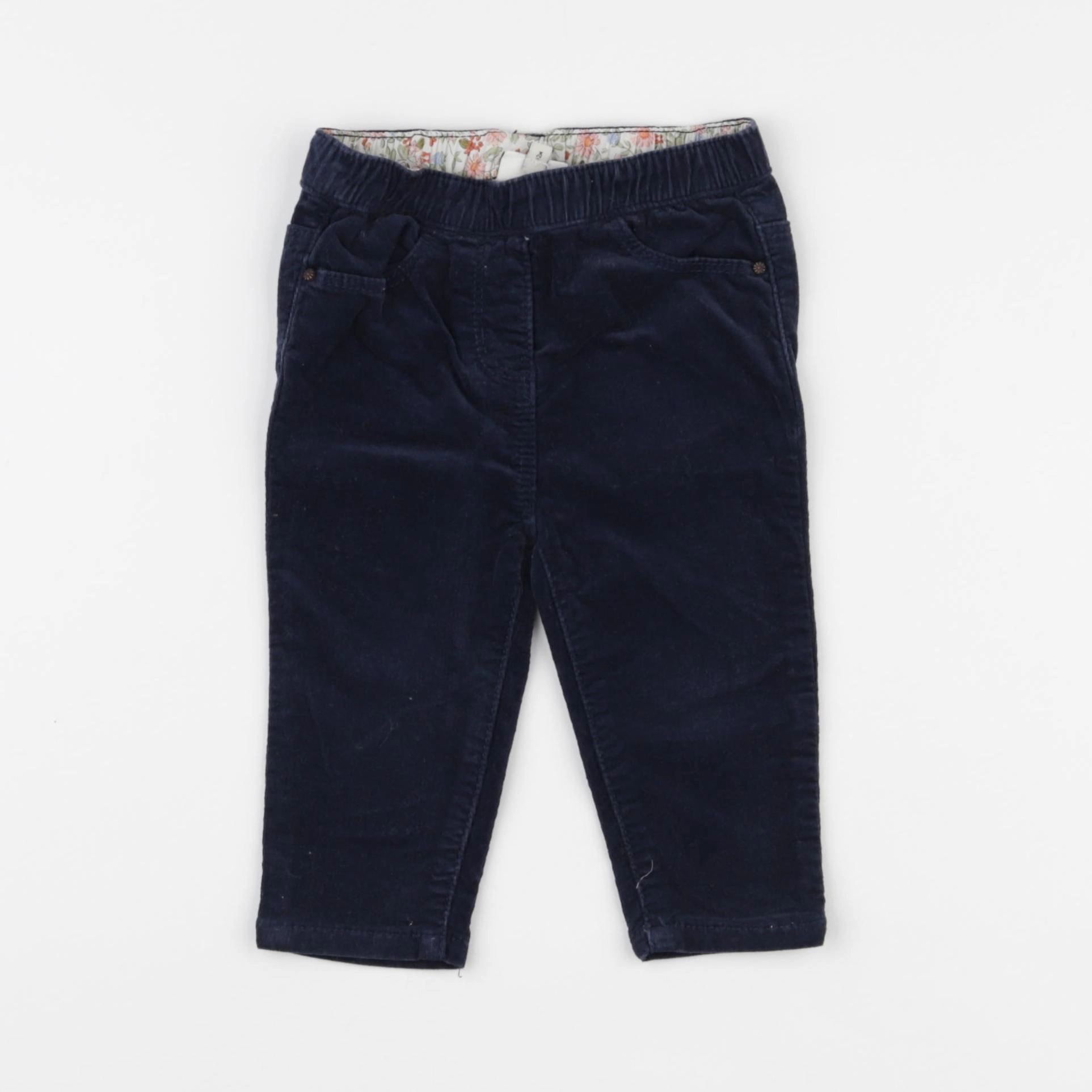 Cyrillus - pantalon bleu - 12 mois