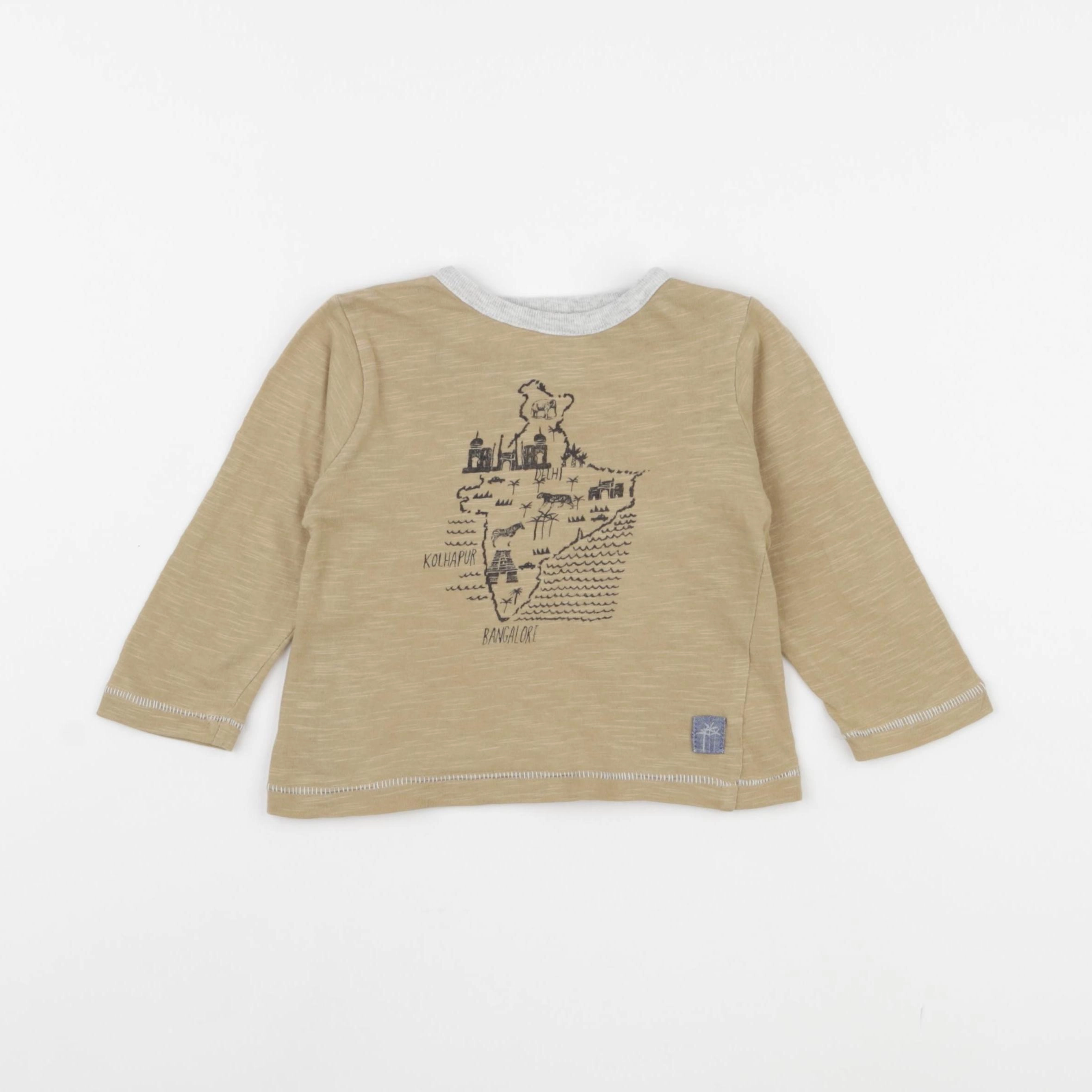 Cadet Rousselle - tee-shirt beige - 6 mois