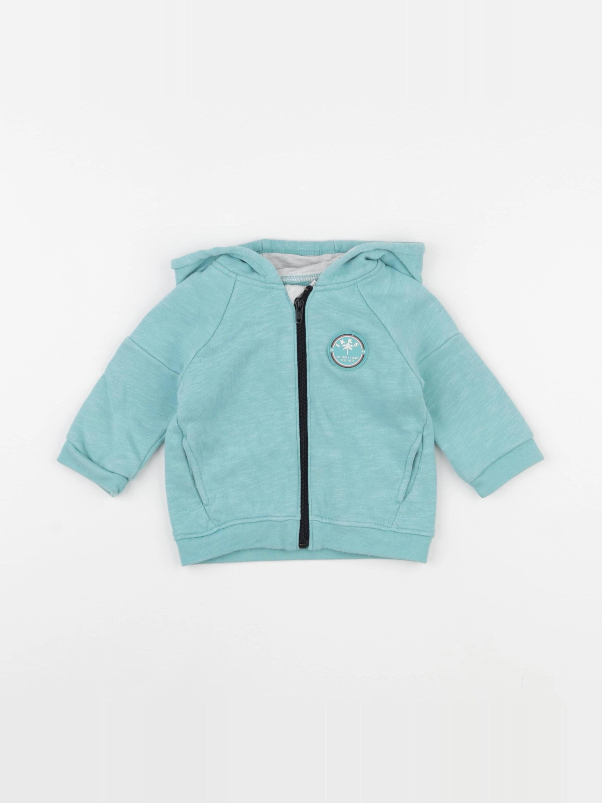IKKS - sweat imprimé au dos vert - 6 mois