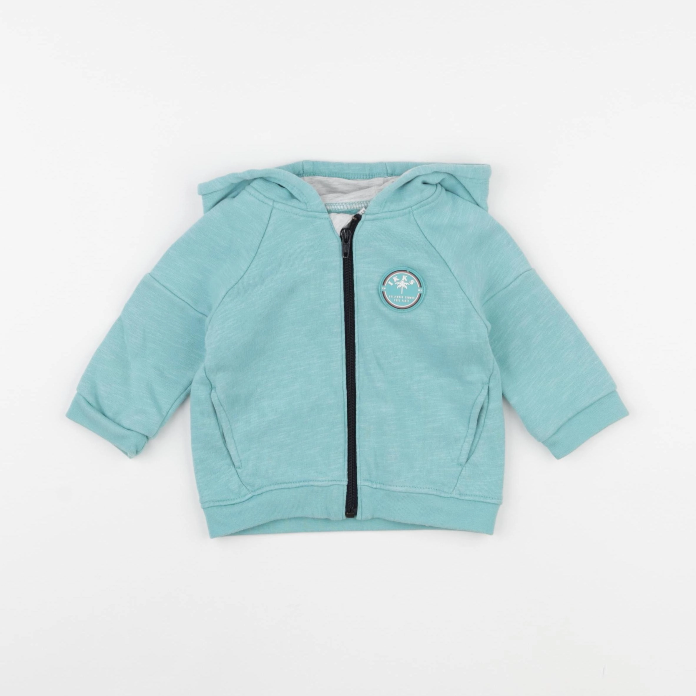 IKKS - sweat imprimé au dos vert - 6 mois
