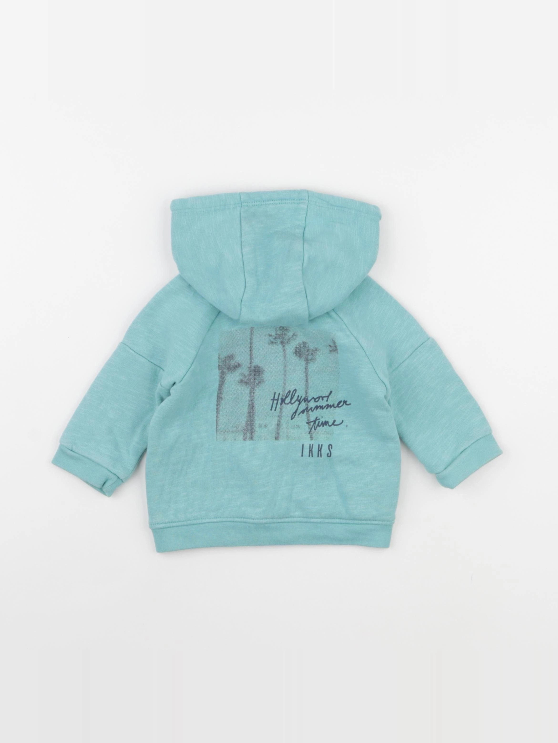 IKKS - sweat imprimé au dos vert - 6 mois