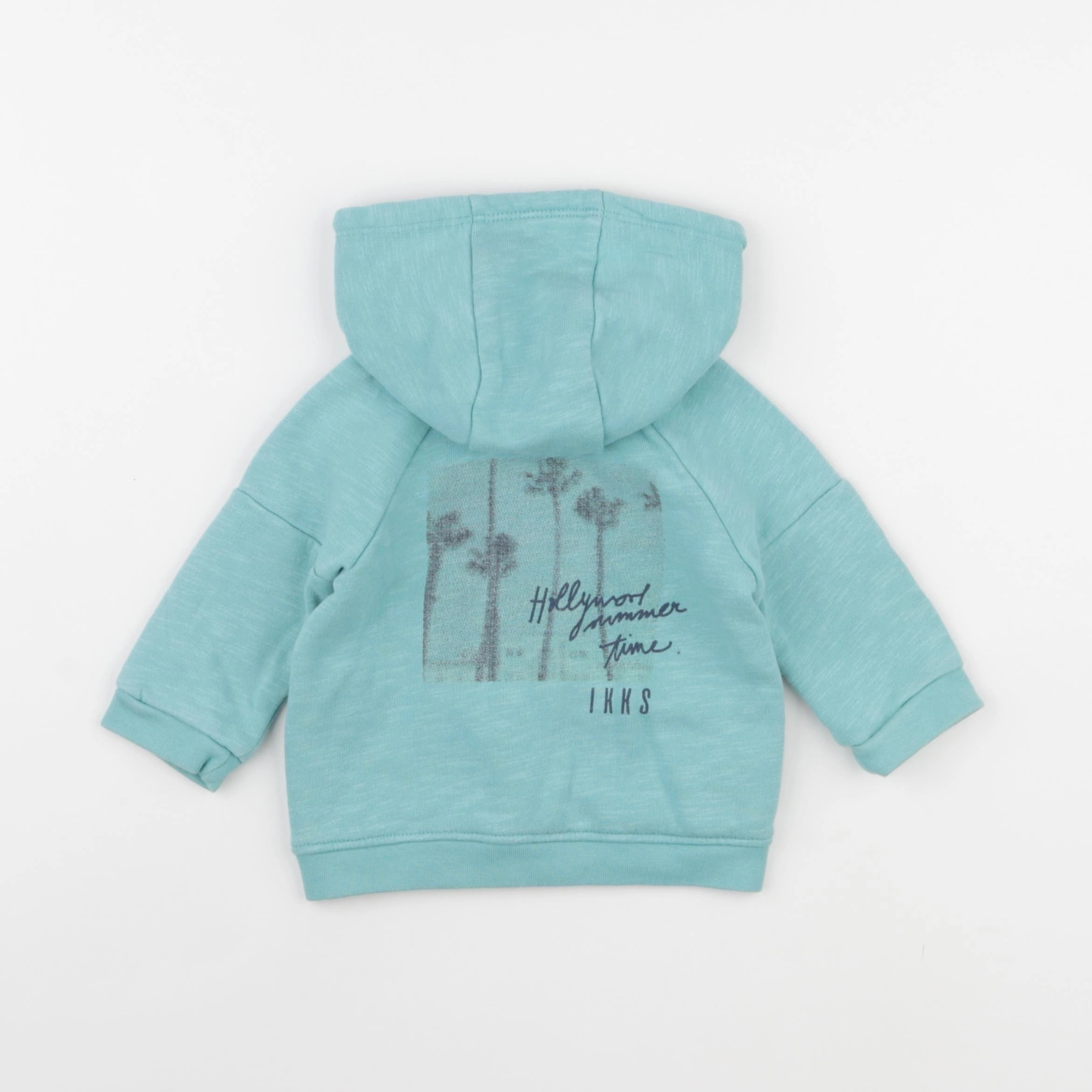 IKKS - sweat imprimé au dos vert - 6 mois