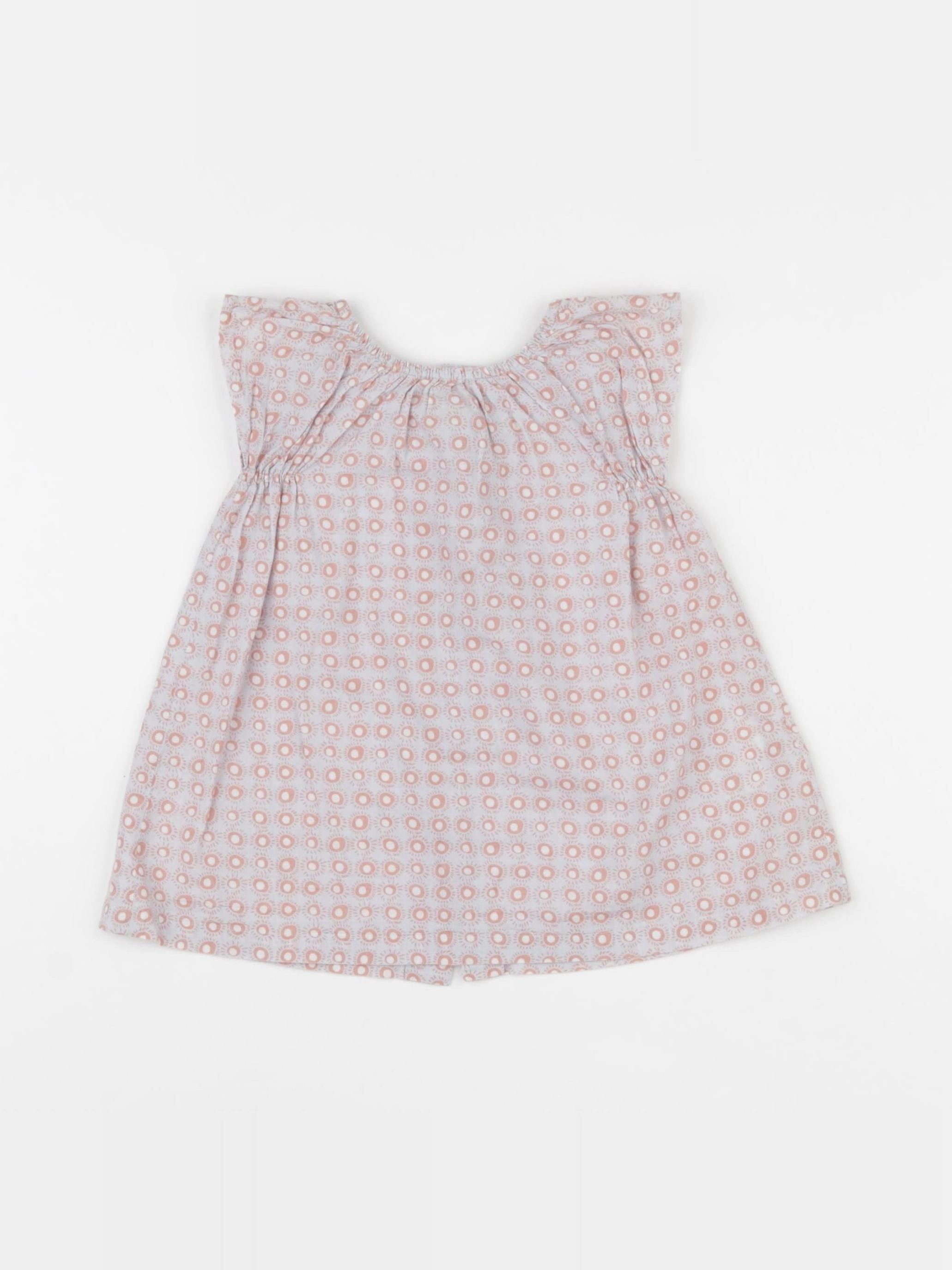 Bonton - robe rose - 6 mois
