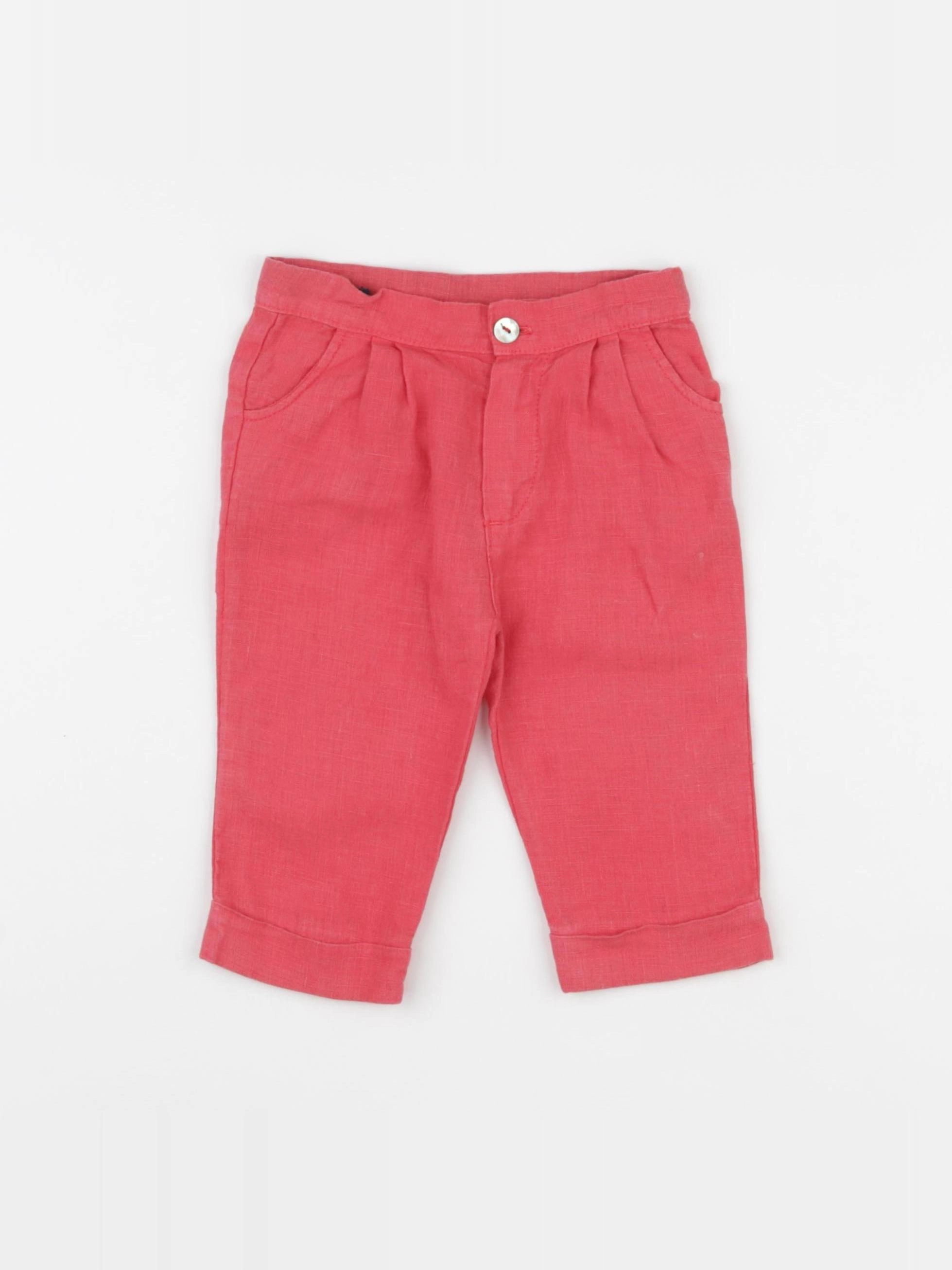 Arsène et les pipelettes - pantalon rose - 12 mois