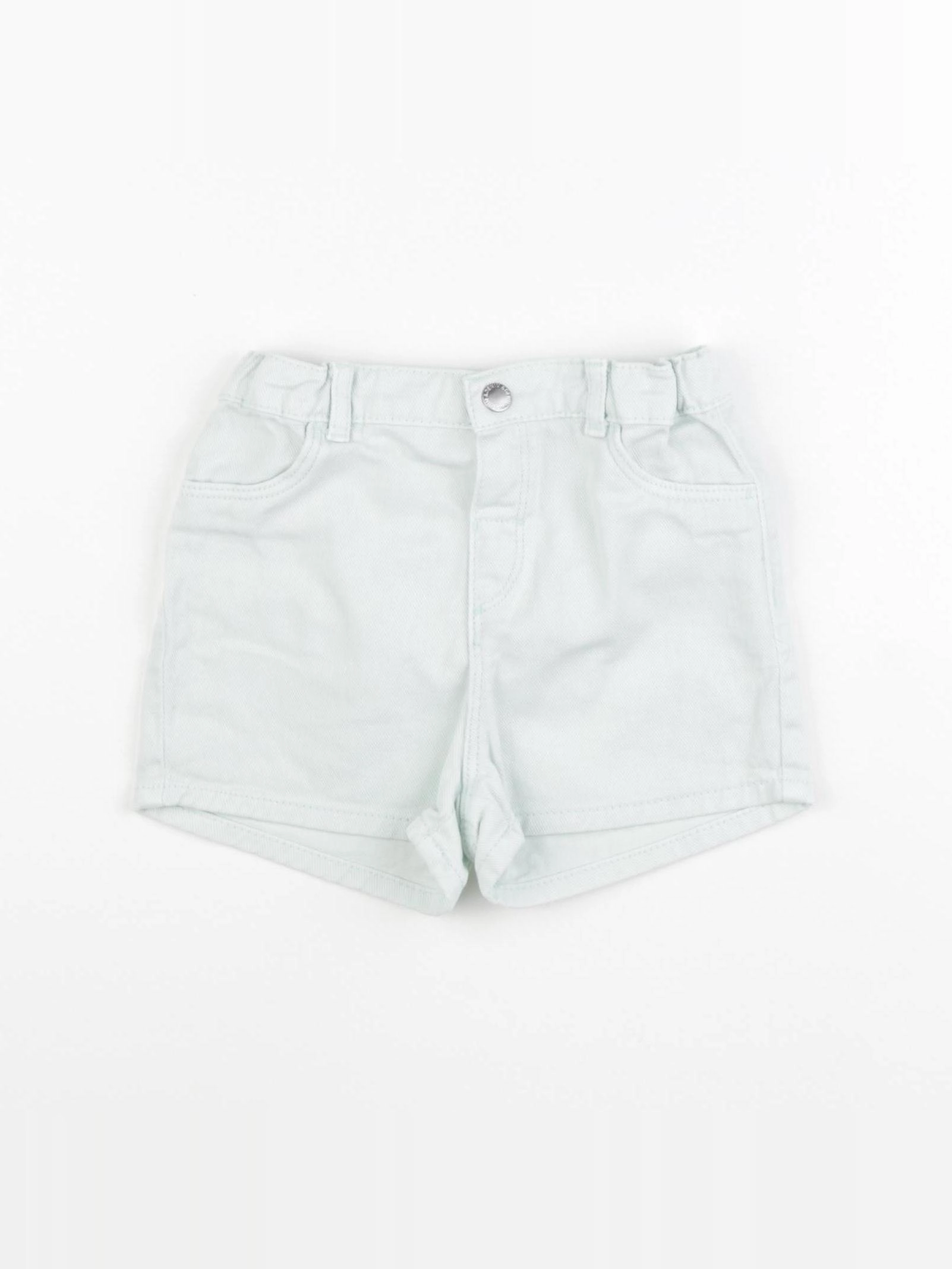 H&M - short vert - 18/24 mois