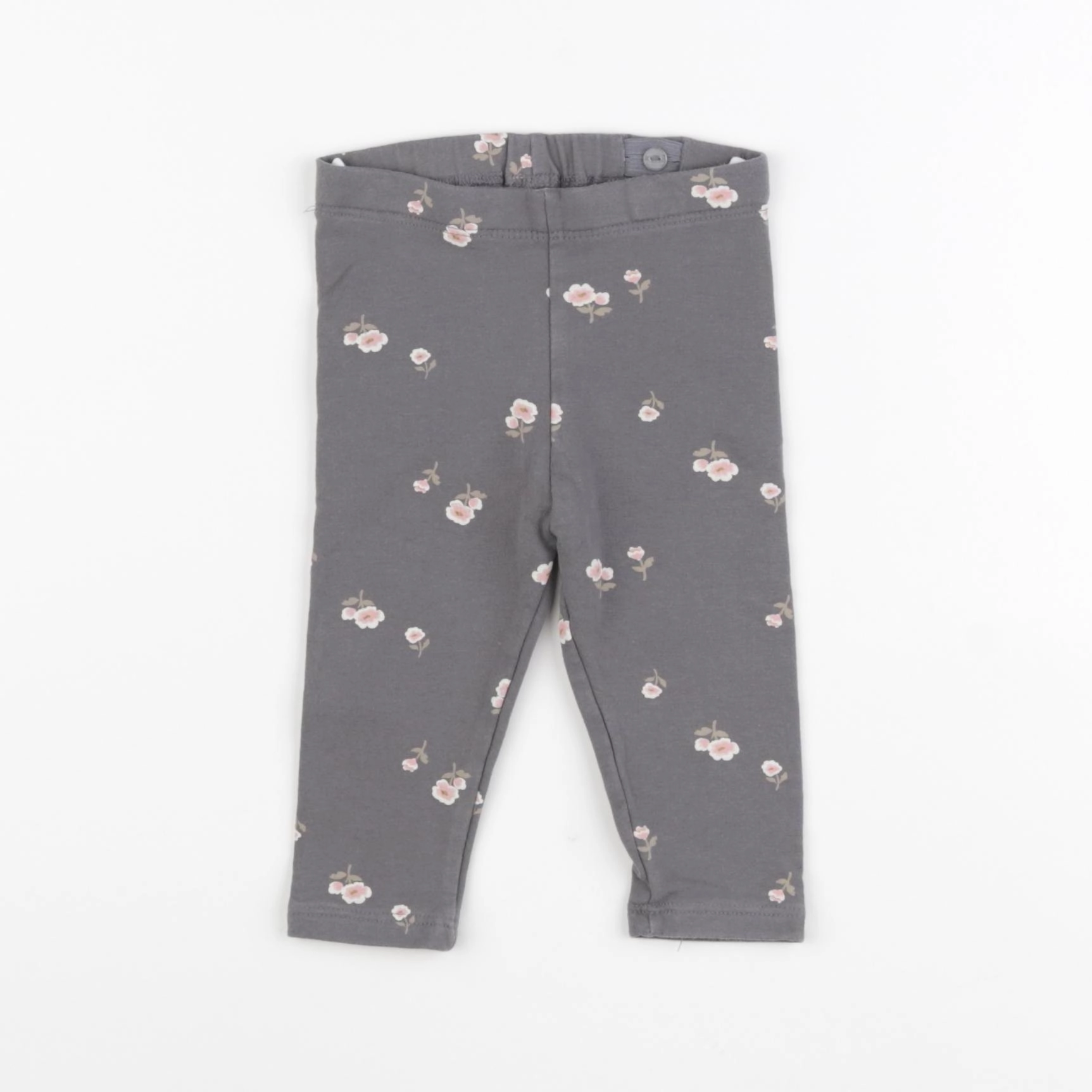 H&M - legging gris - 6 mois