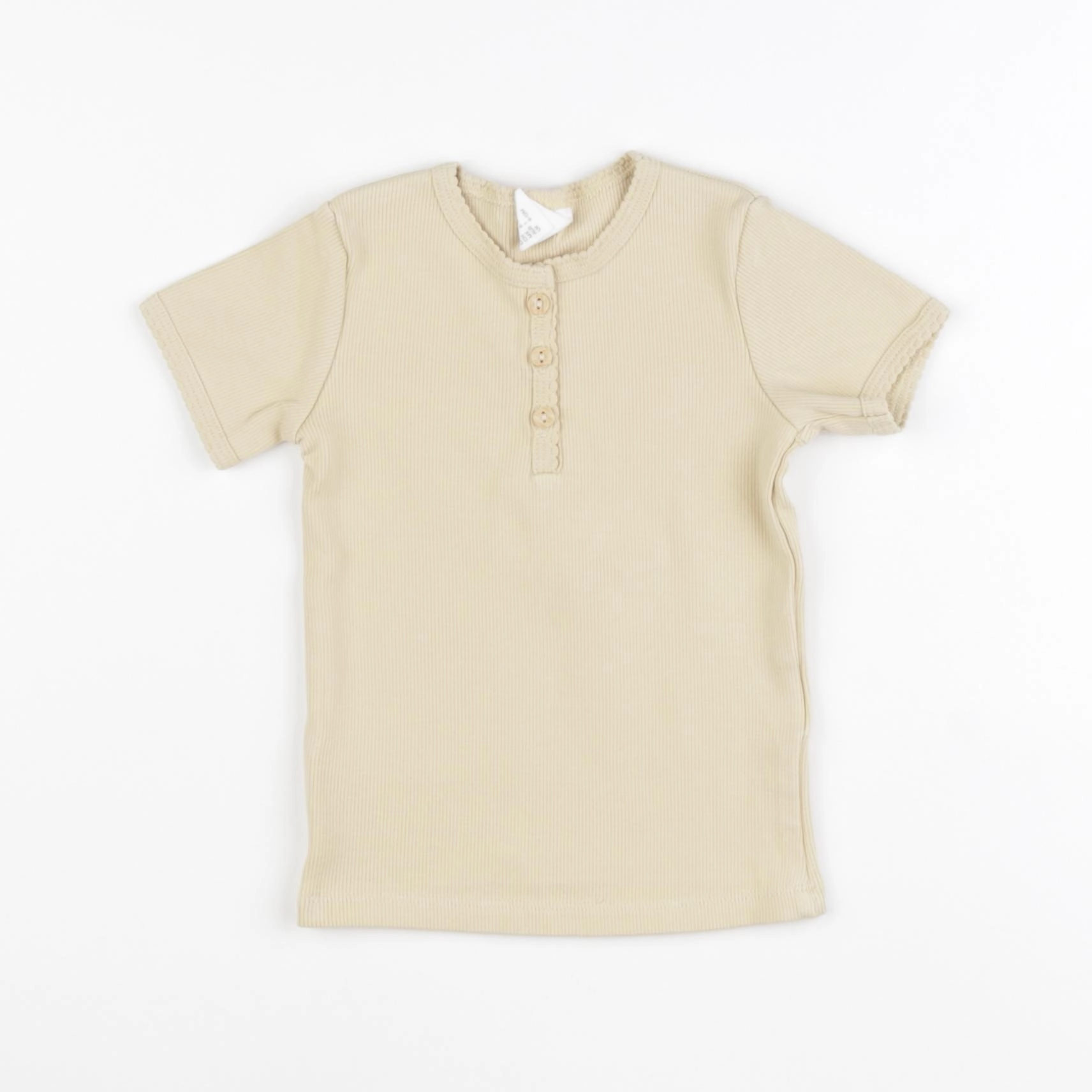 H&M - tee-shirt jaune - 9/12 mois