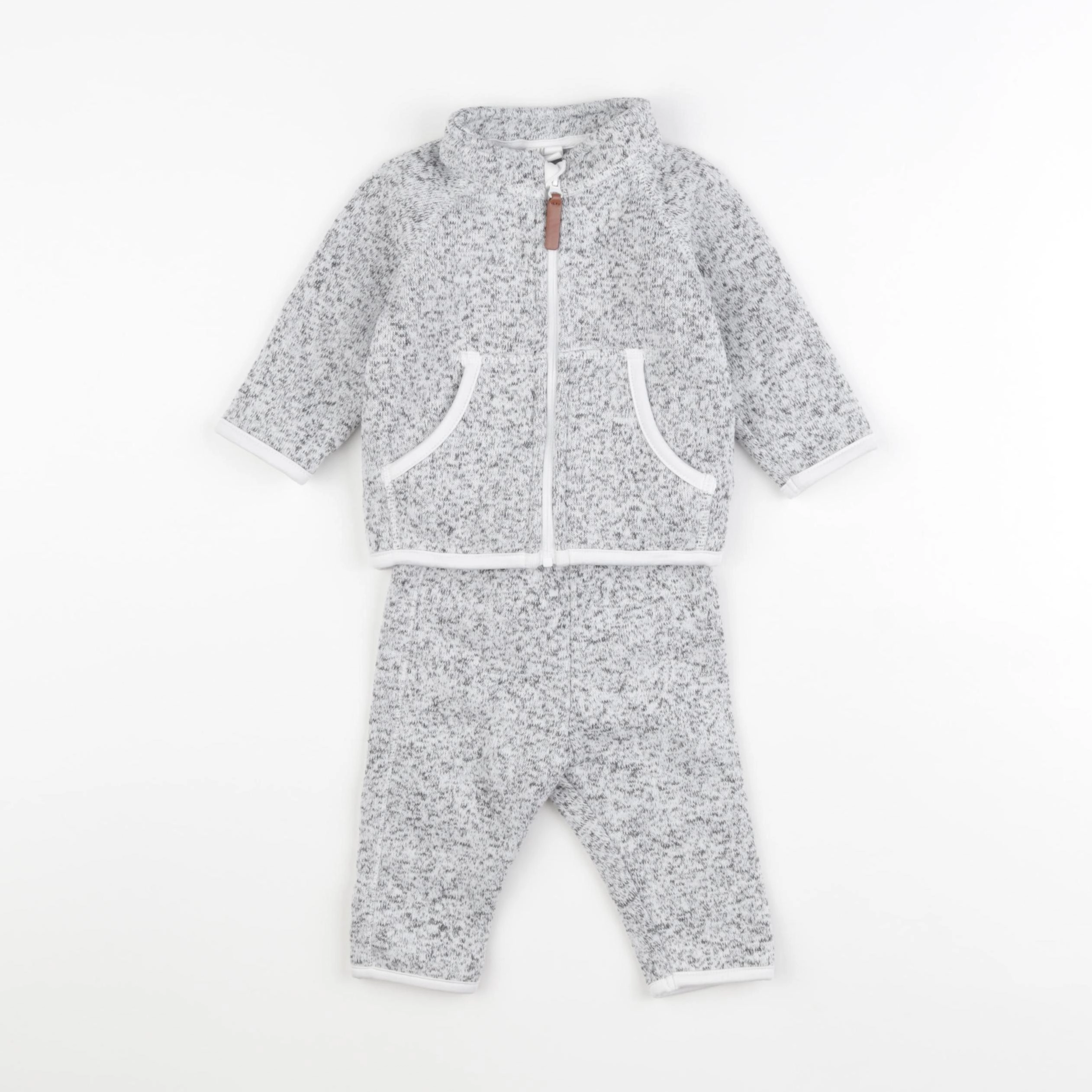 H&M - ensemble gris - 3 mois