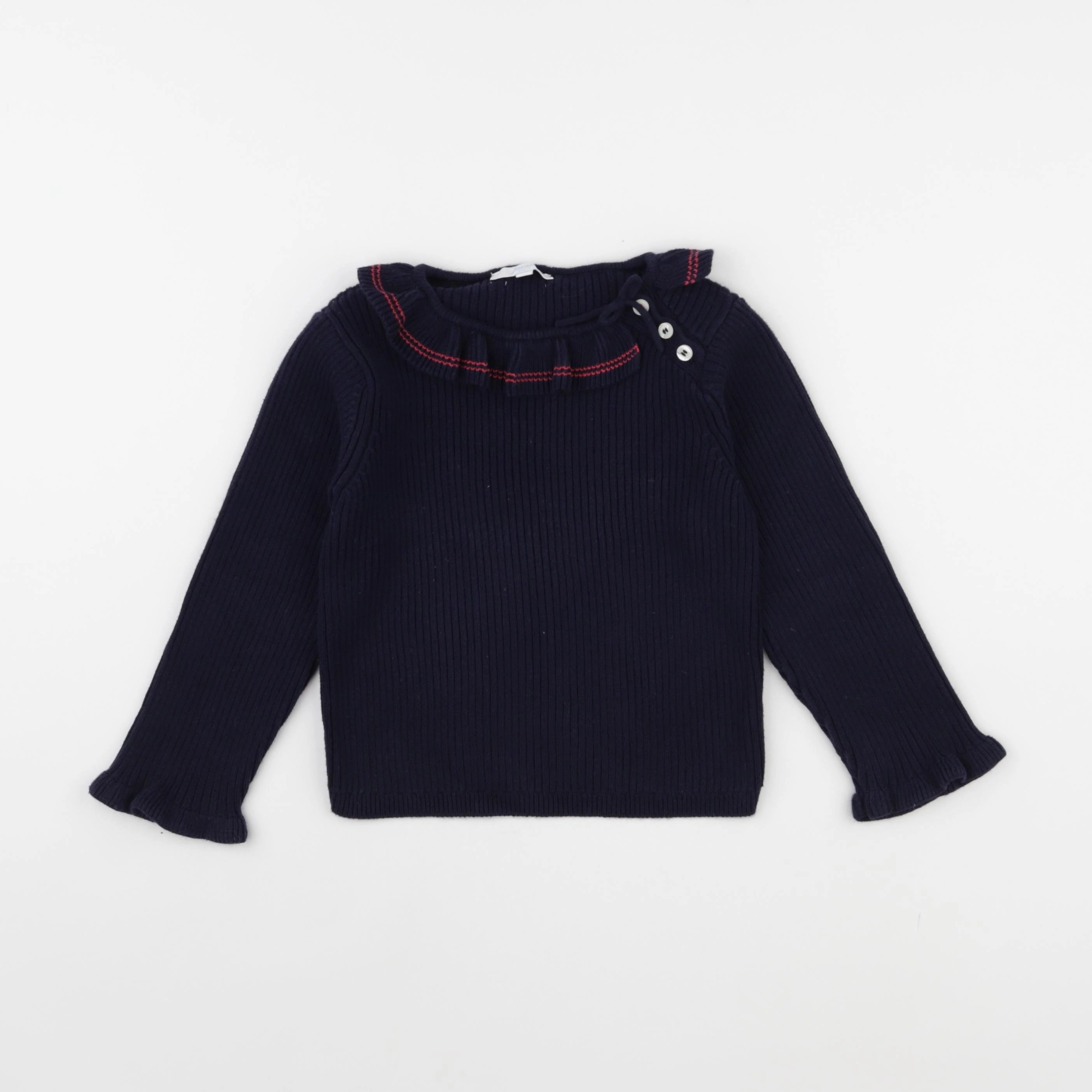 Jacadi - pull bleu - 36 mois