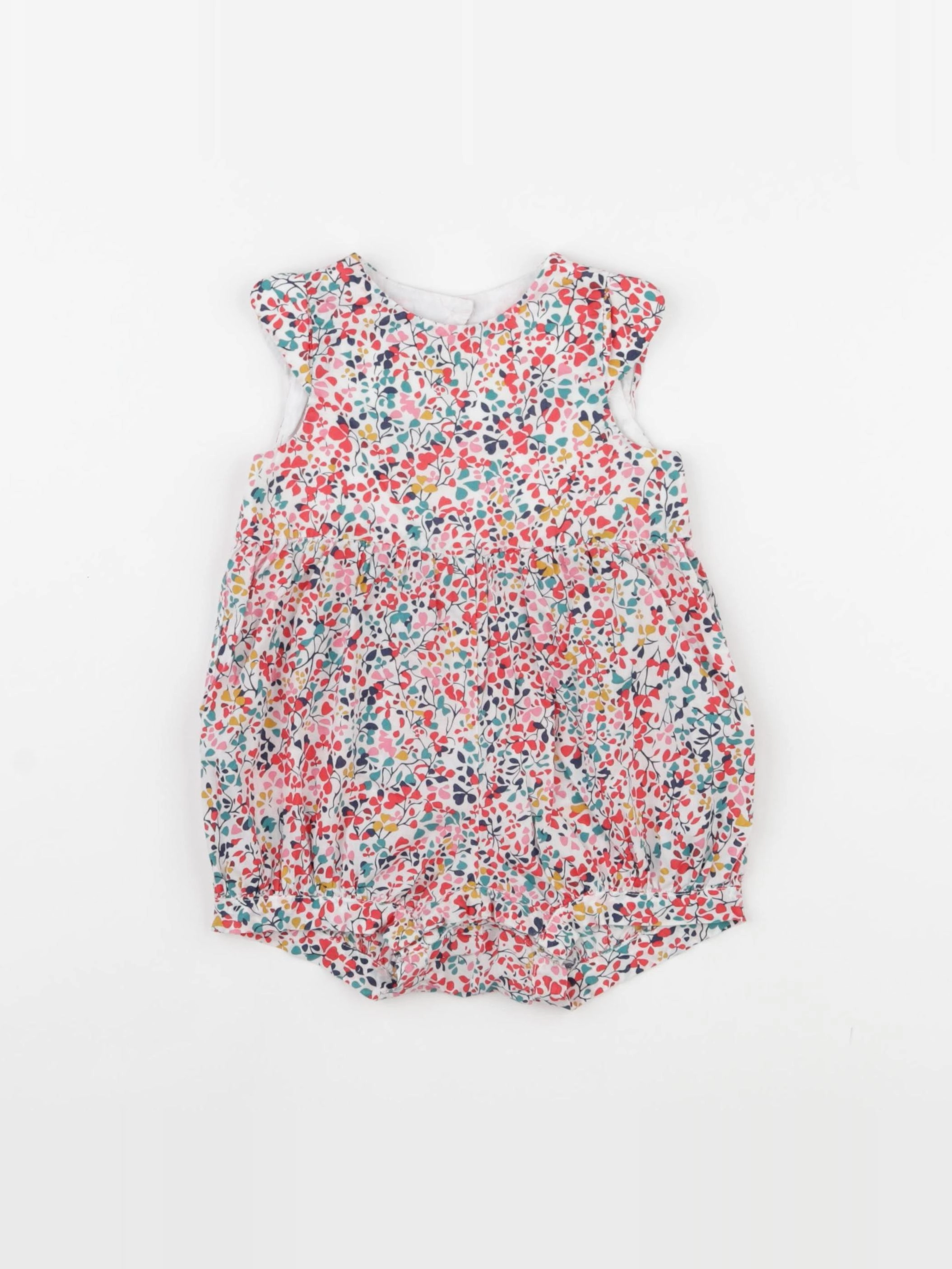 Jacadi - combinaison liberty multicolore - 12 mois
