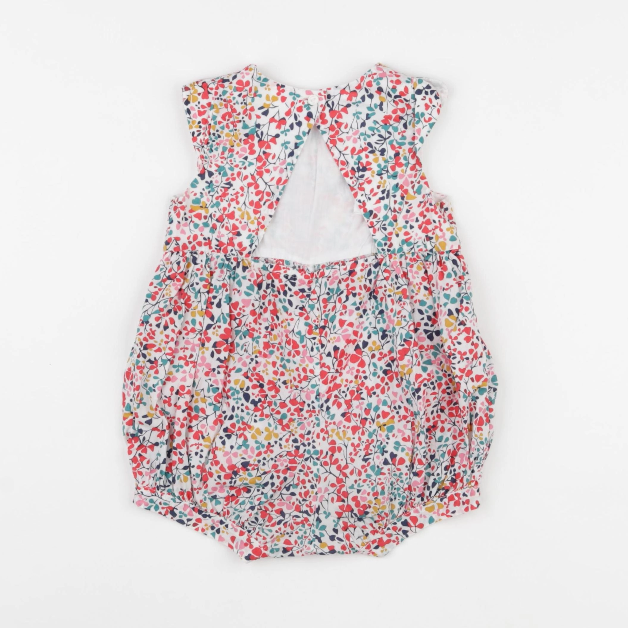 Jacadi - combinaison liberty multicolore - 12 mois