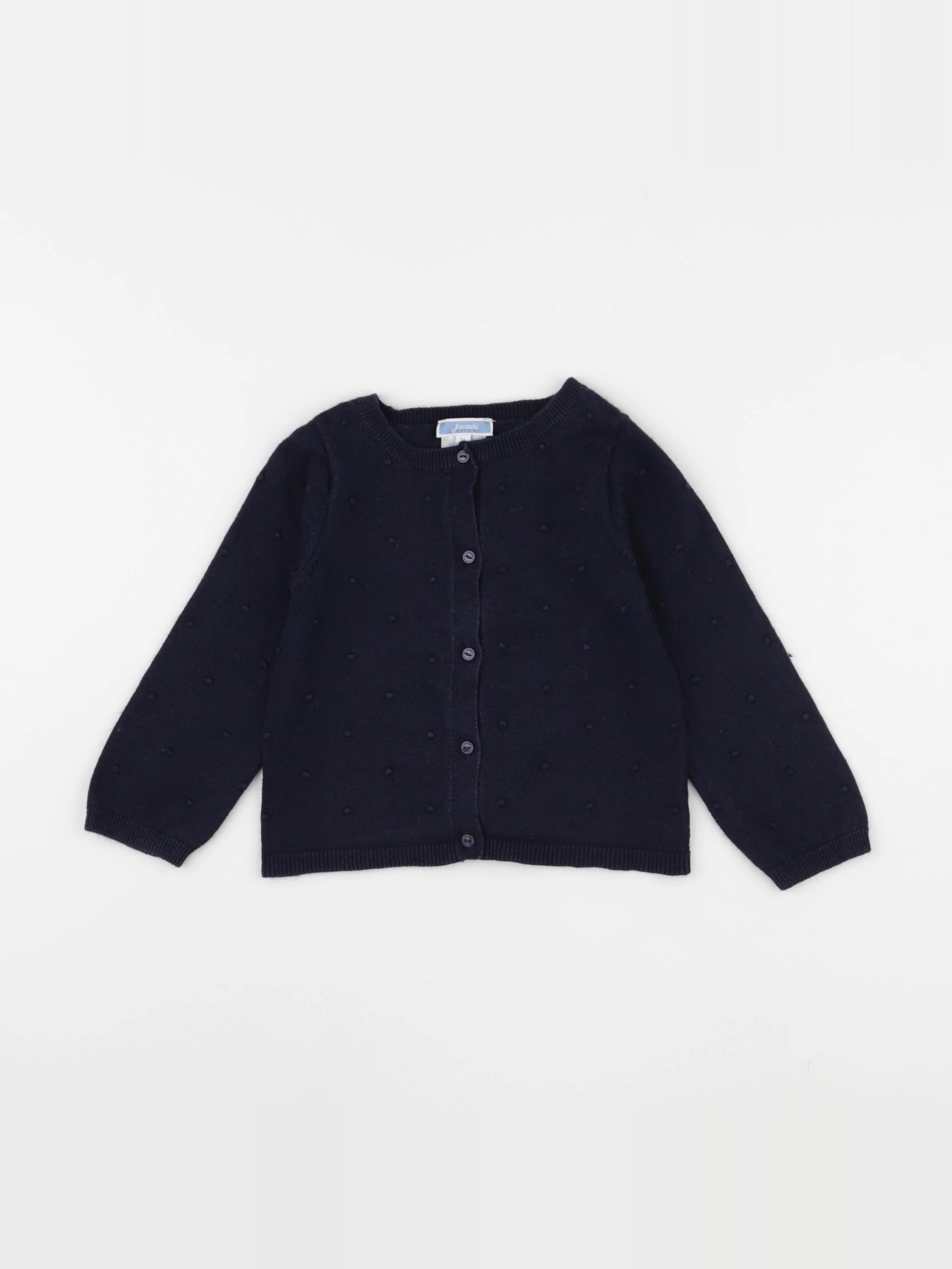 Jacadi - gilet bleu - 3 ans