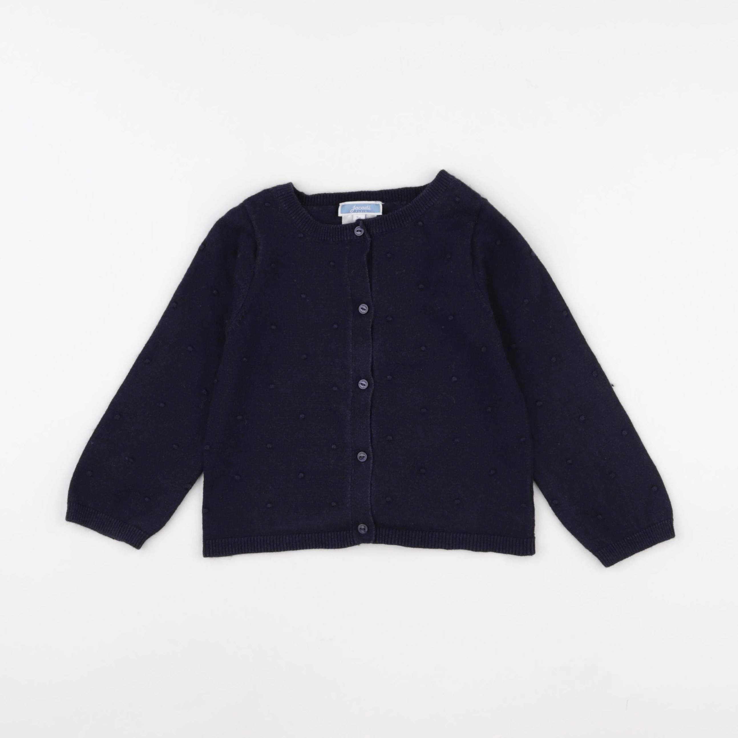 Jacadi - gilet bleu - 3 ans