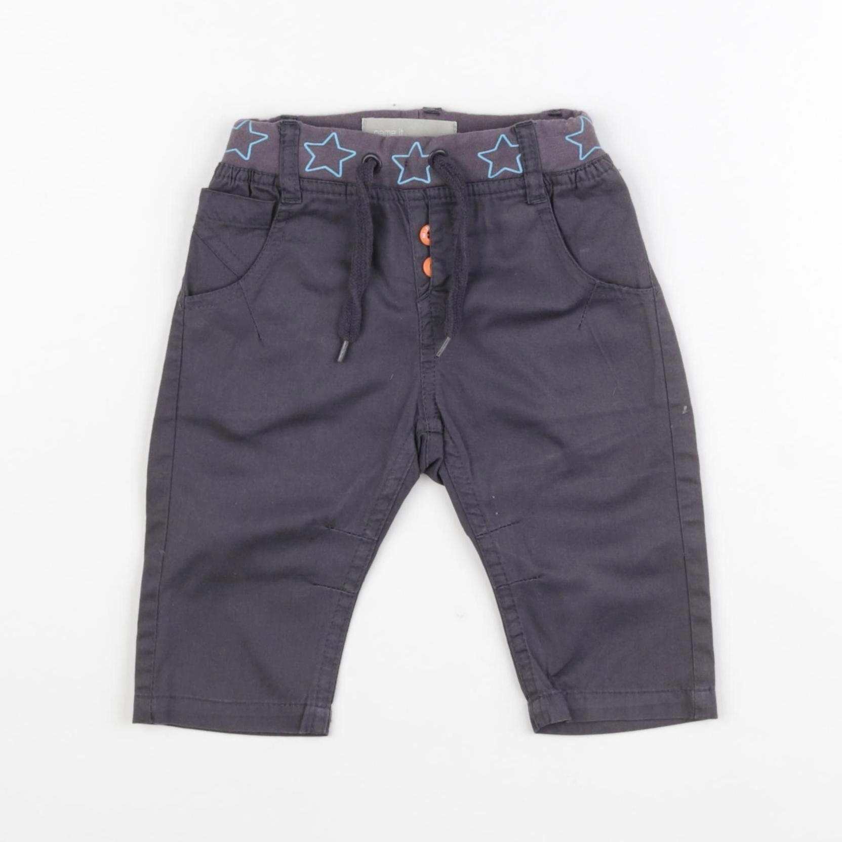 Name it - pantalon gris - 3/6 mois