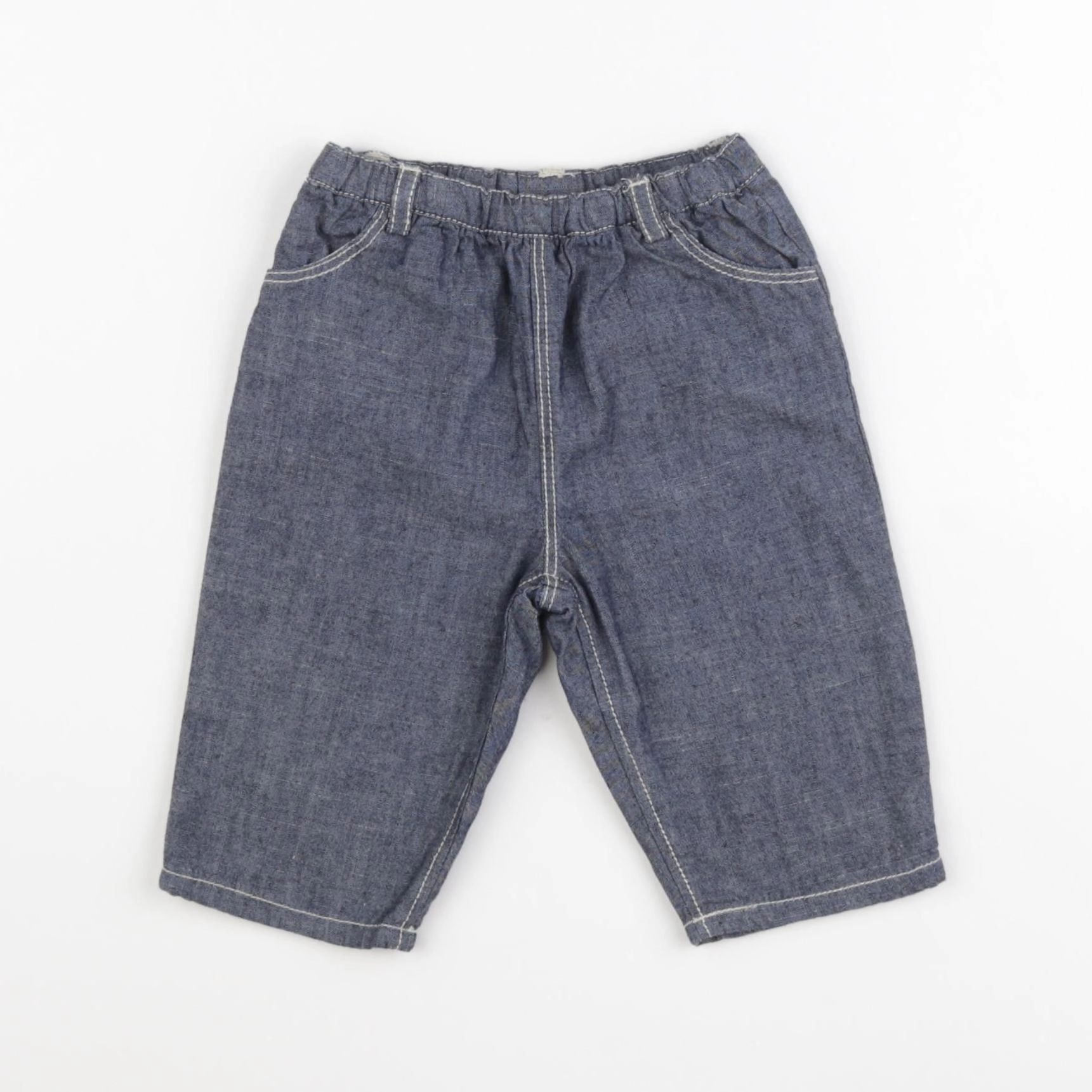 Boutchou - pantalon bleu - 3 mois