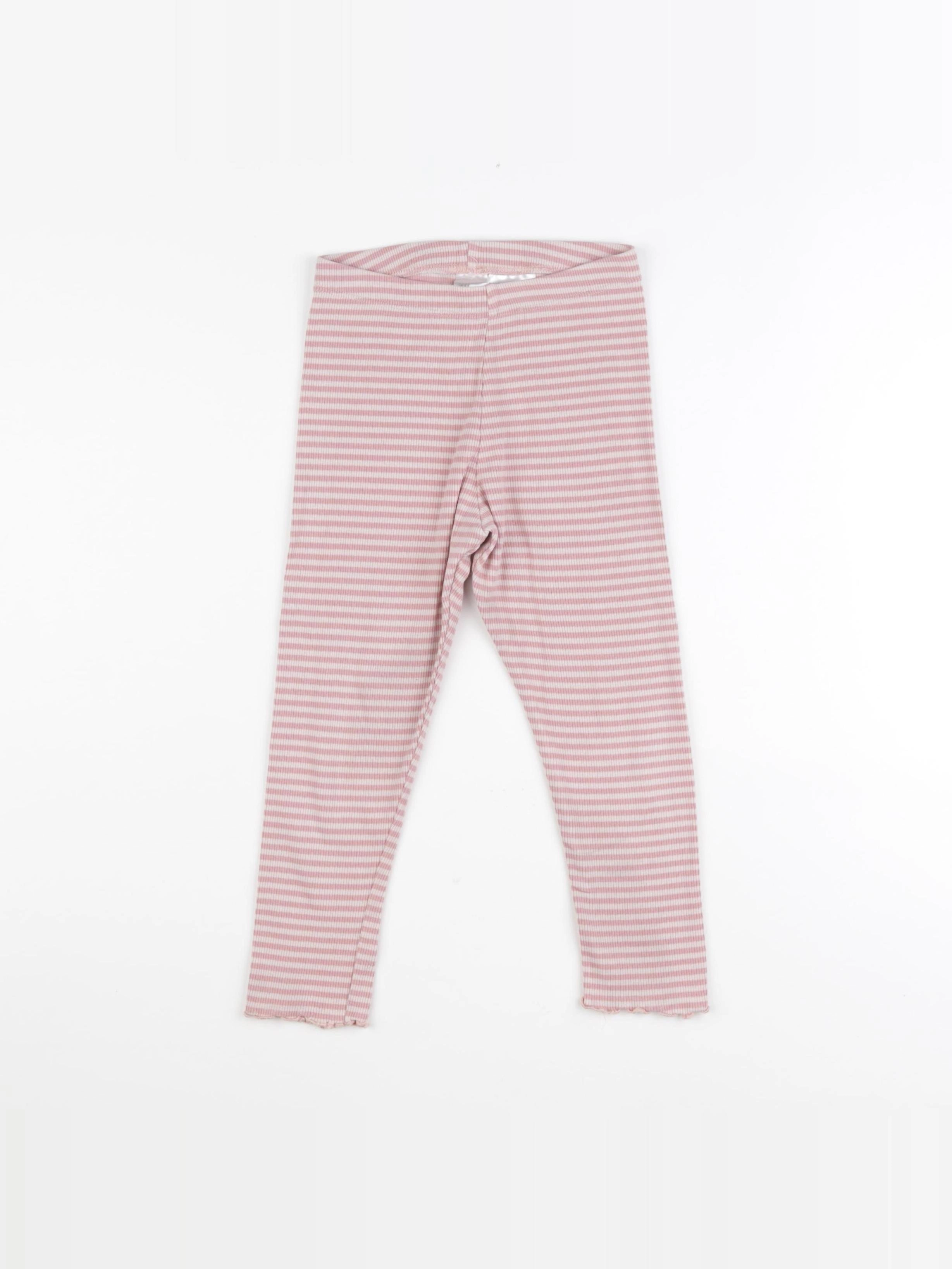 H&M - legging rose - 3/4 ans