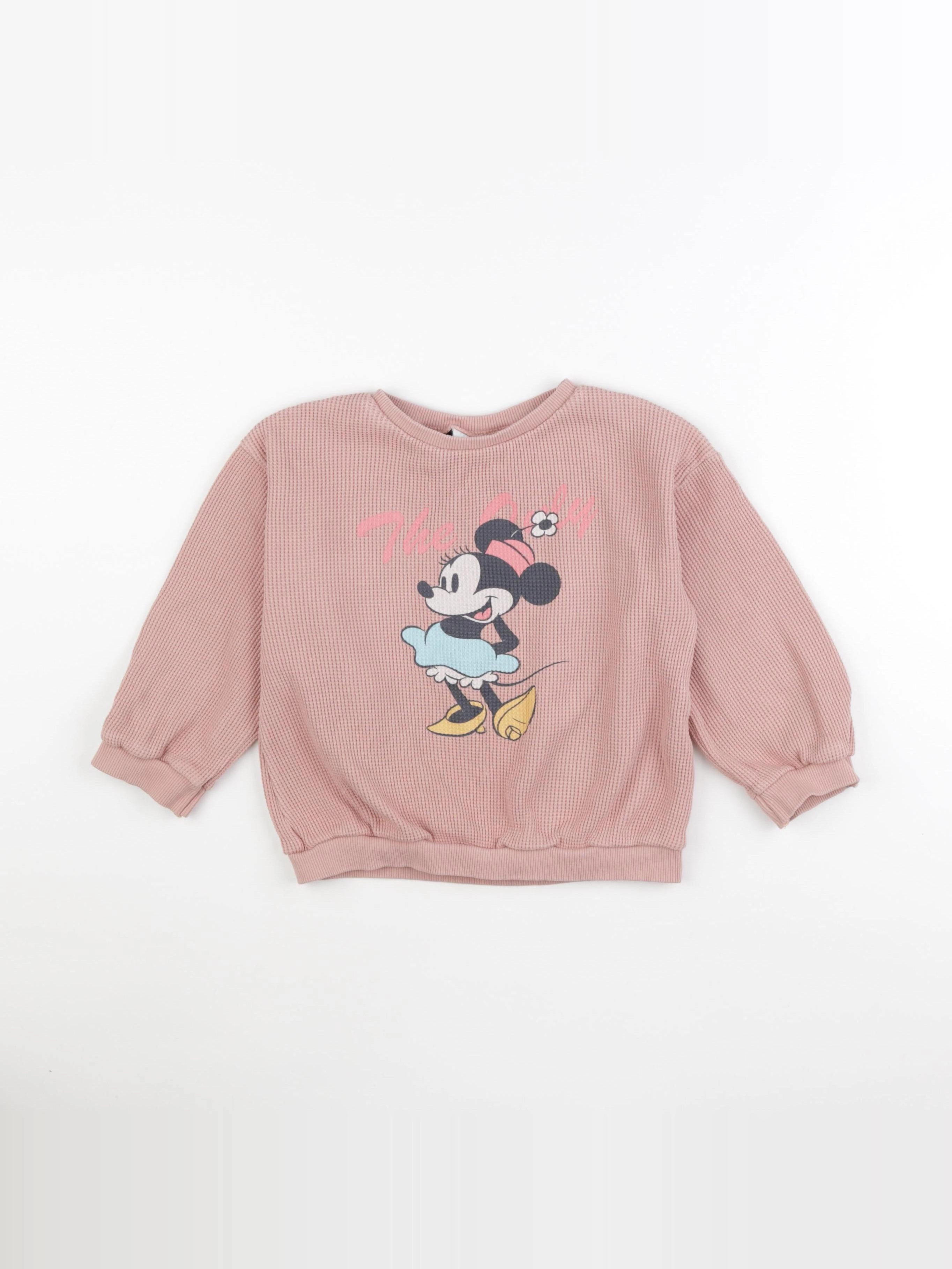 Zara - sweat rose - 3/4 ans
