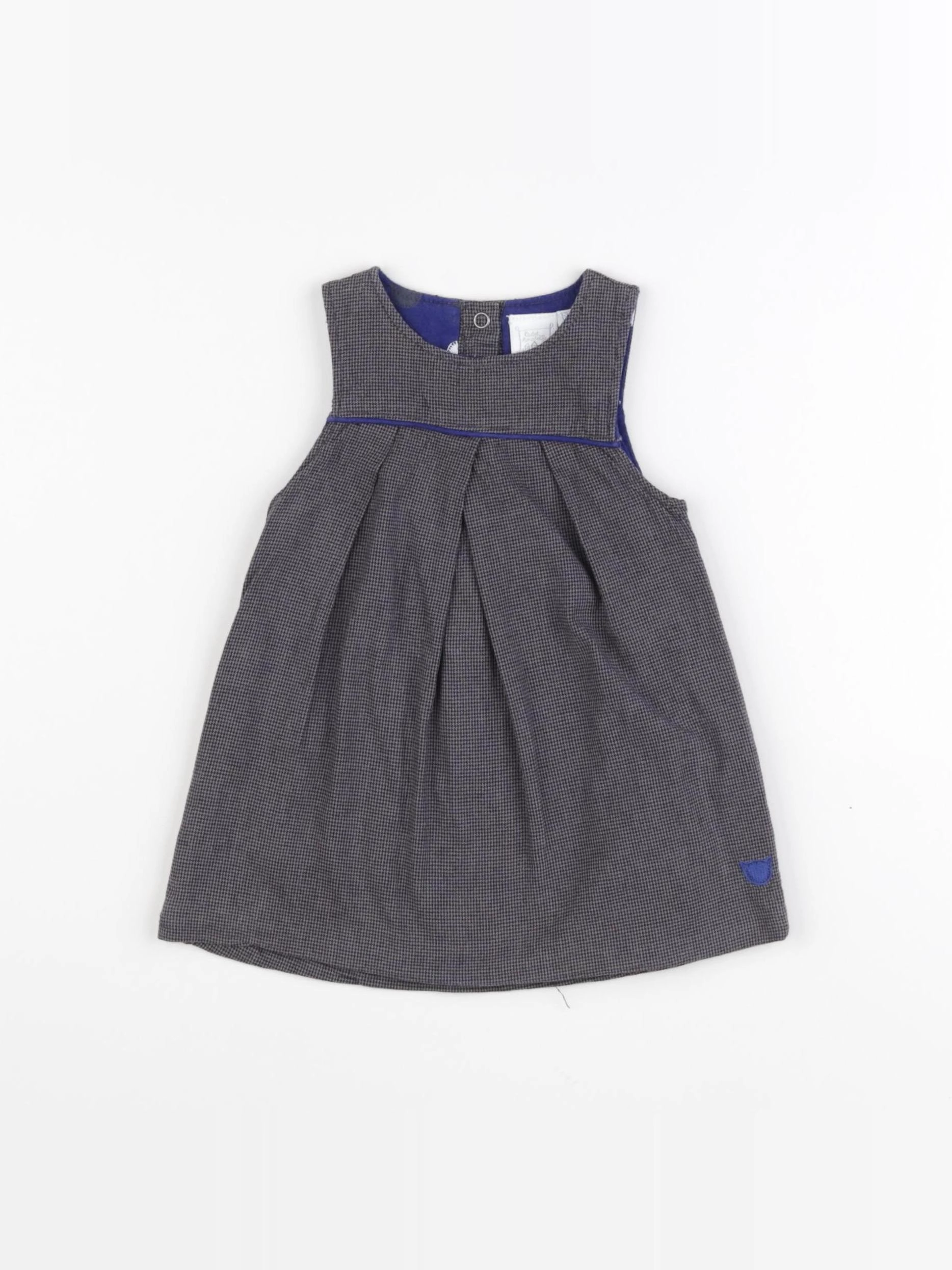 Cadet Rousselle - robe gris - 6 mois