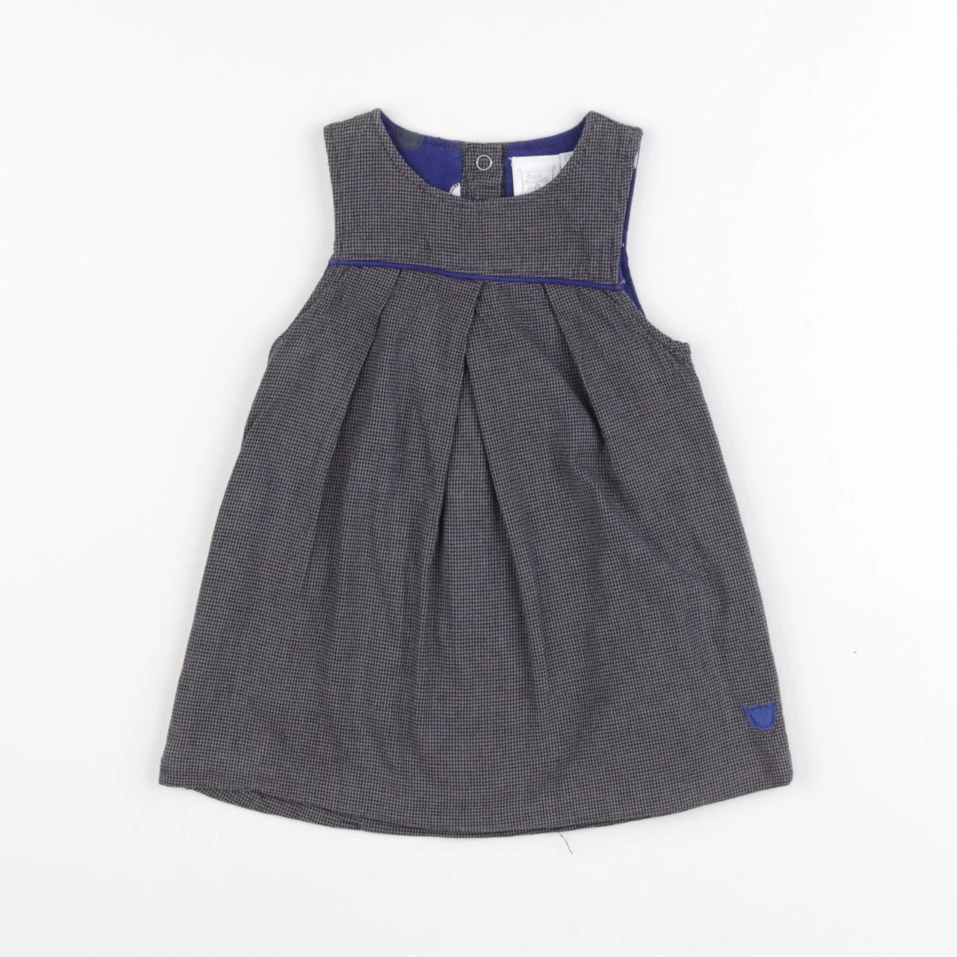Cadet Rousselle - robe gris - 6 mois