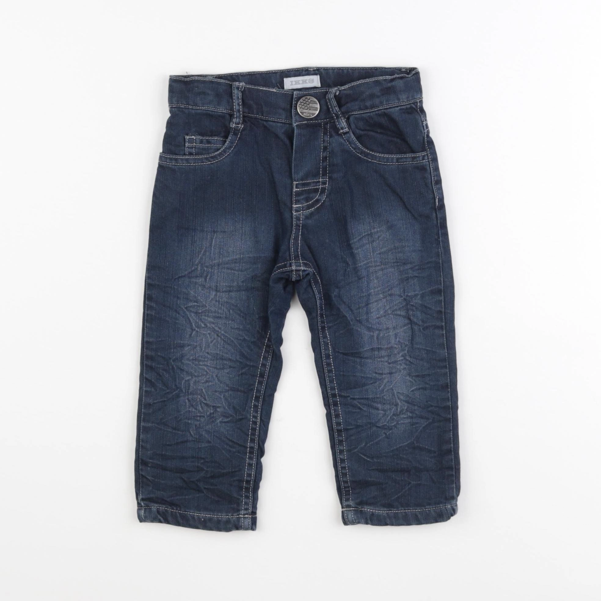 IKKS - jean bleu - 6 mois