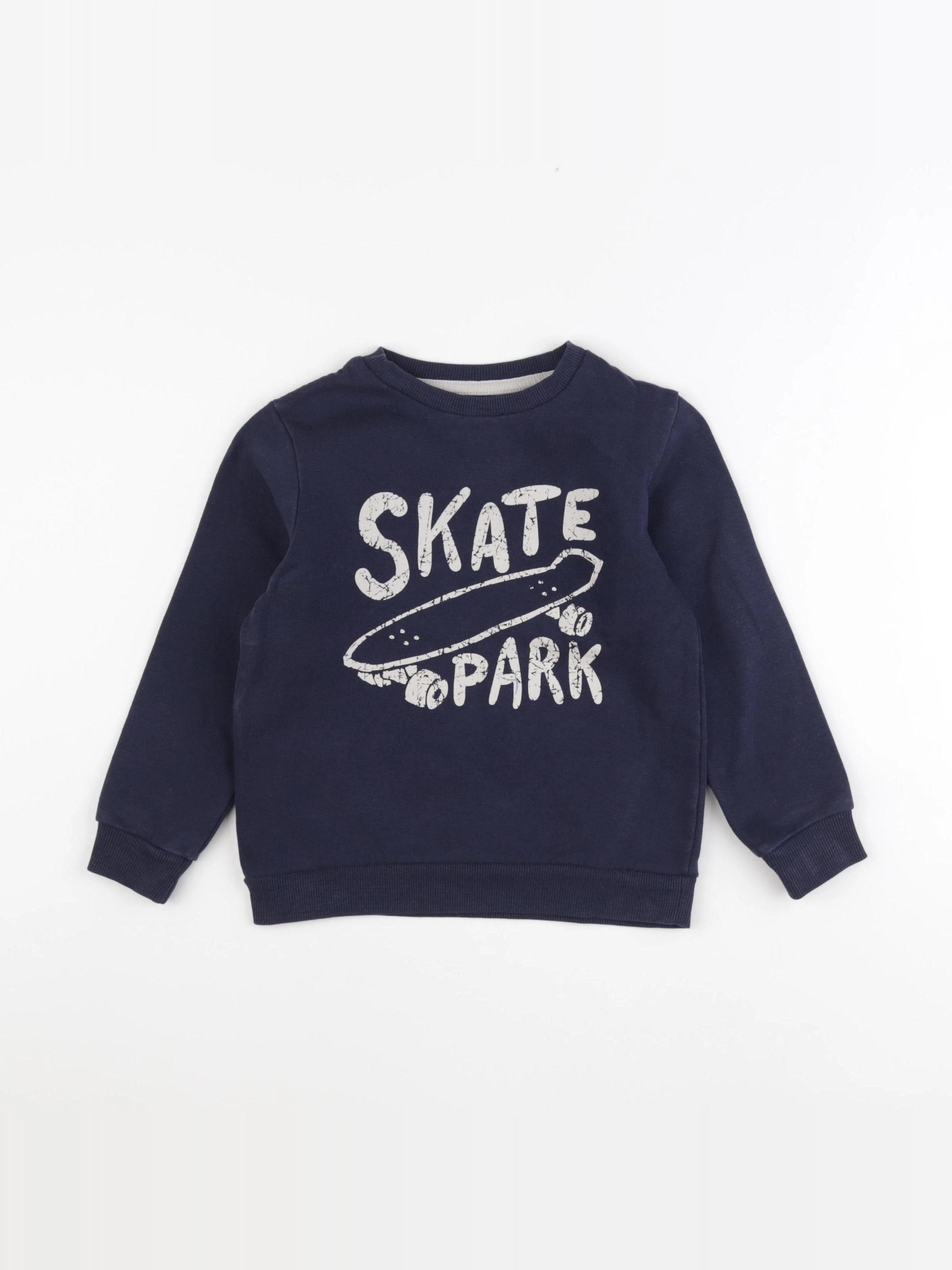 Vertbaudet - sweat bleu - 5 ans