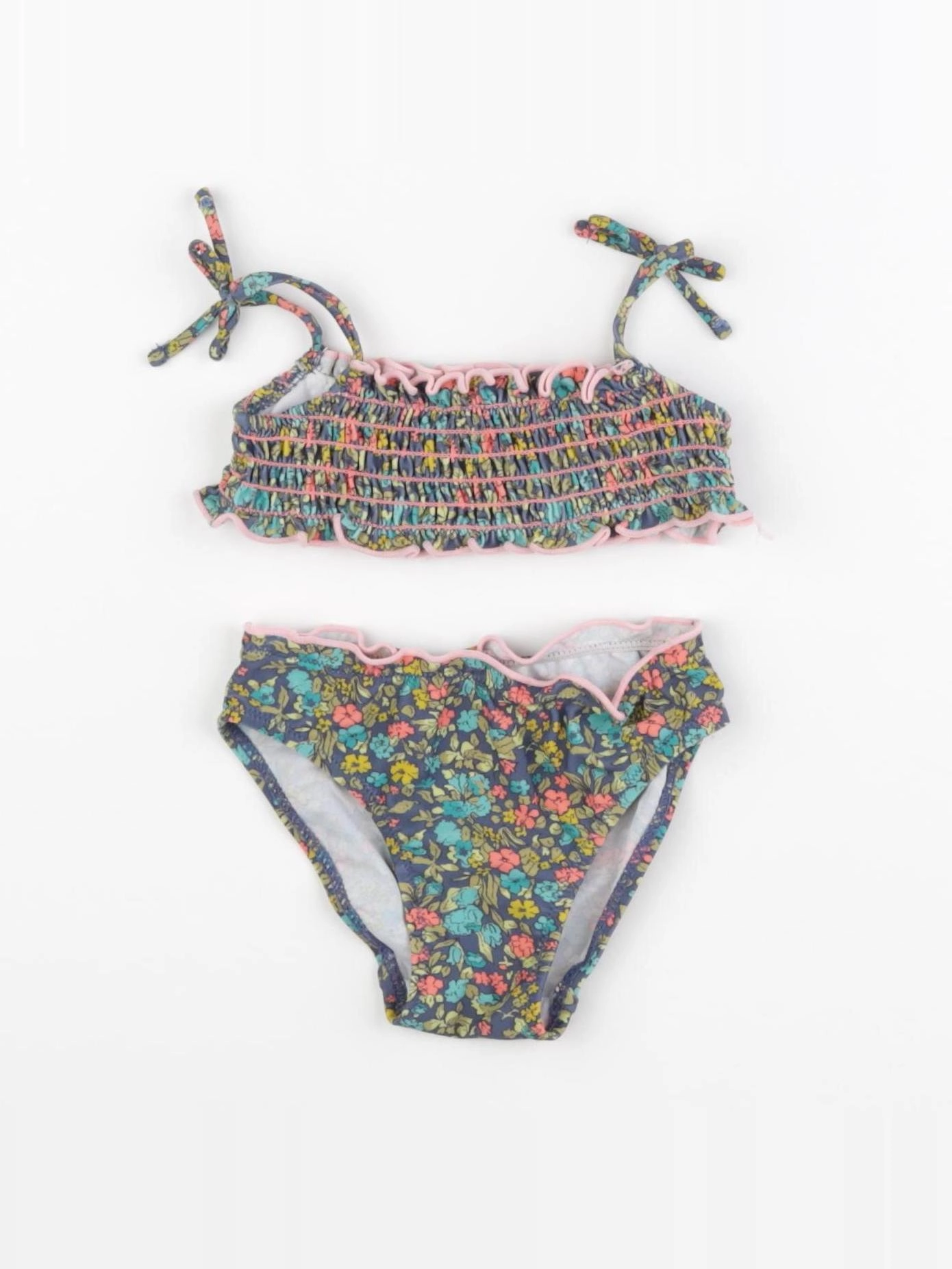 Vertbaudet - maillot de bain vert - 2 ans