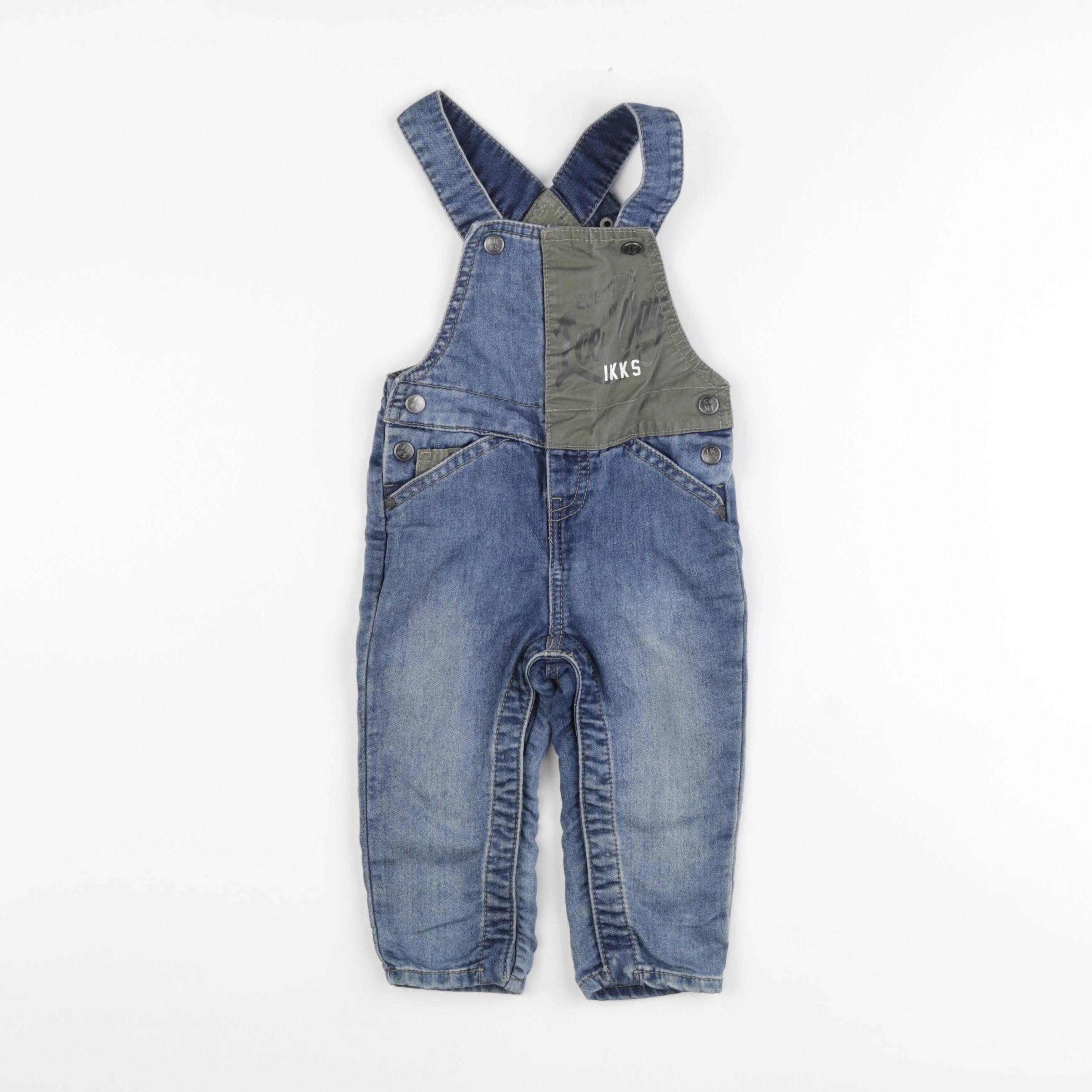 IKKS - salopette bleu - 6 mois