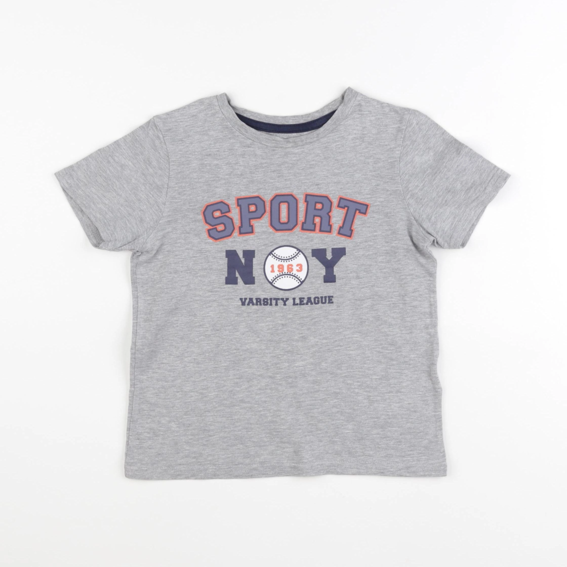 Vertbaudet - tee-shirt gris - 5 ans