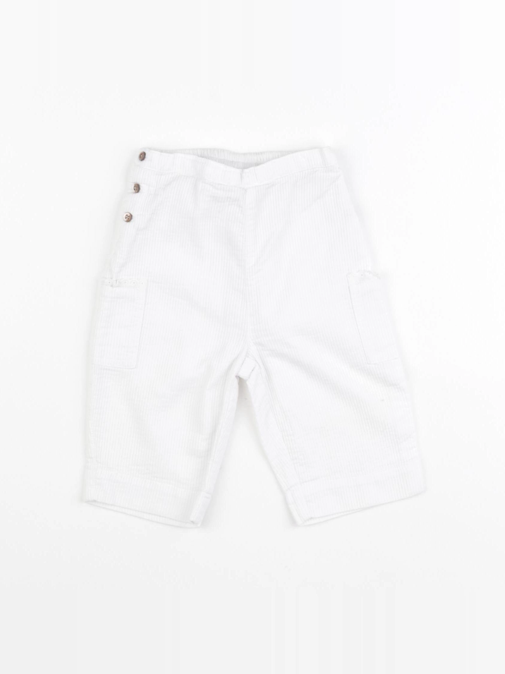 Jacadi - pantalon blanc - 6 mois