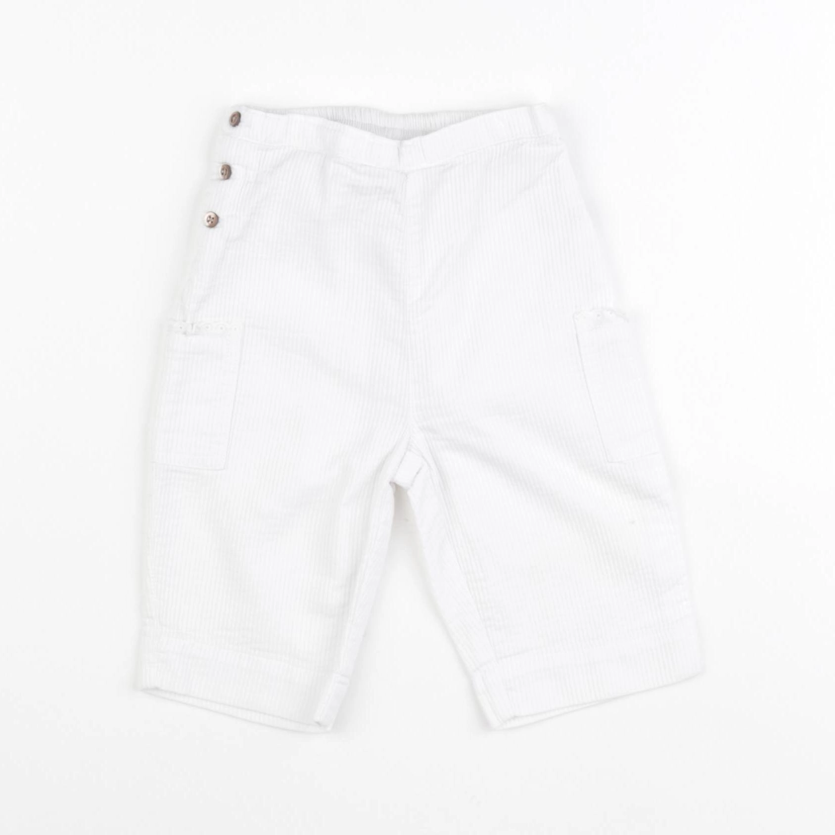Jacadi - pantalon blanc - 6 mois
