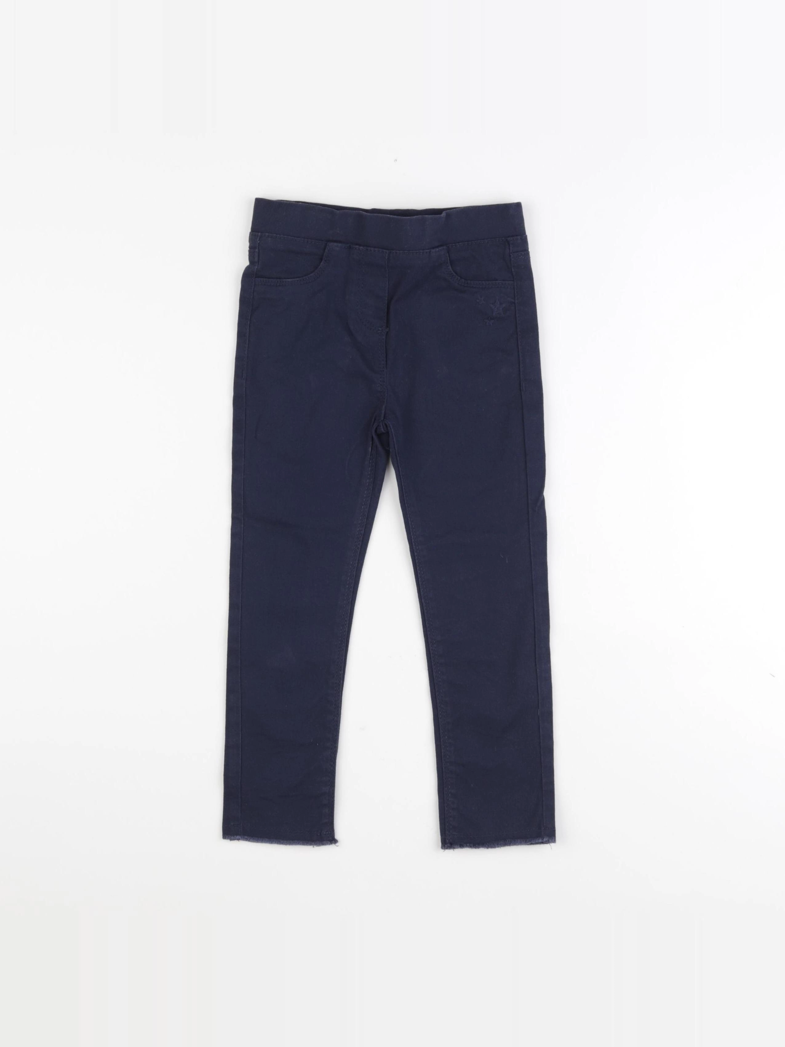Vertbaudet - jegging bleu - 4 ans