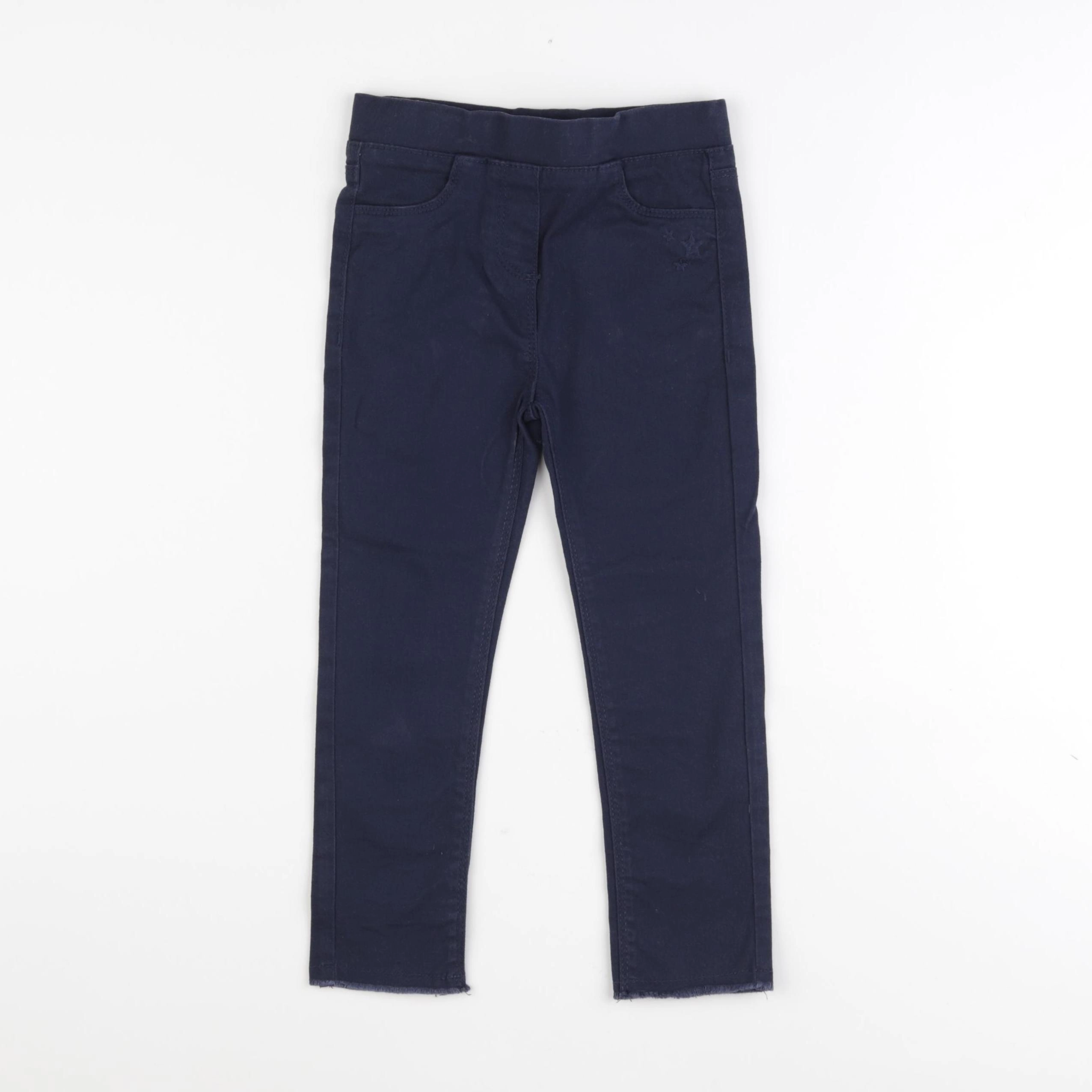 Vertbaudet - jegging bleu - 4 ans