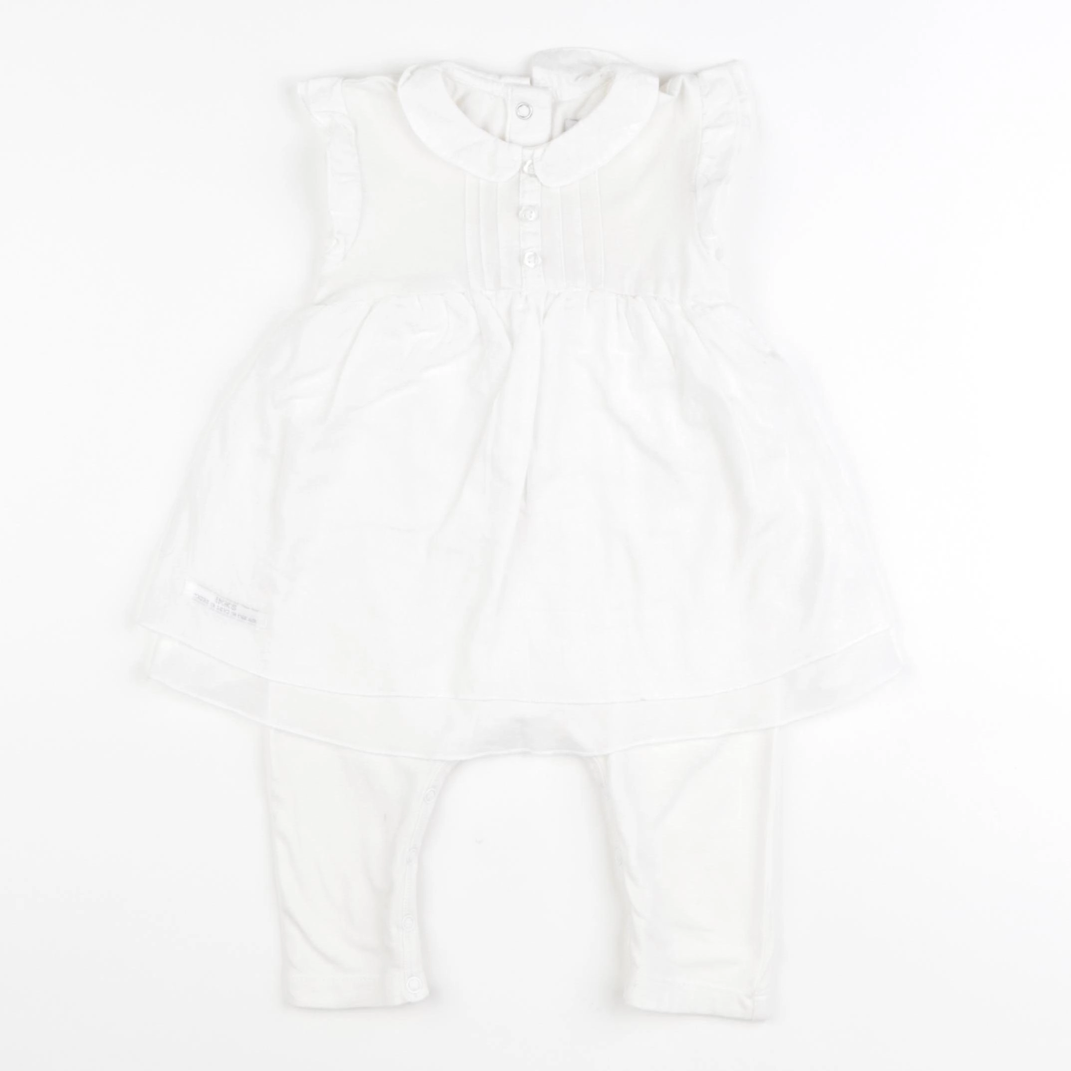 IKKS - combinaison robe blanc - 6 mois