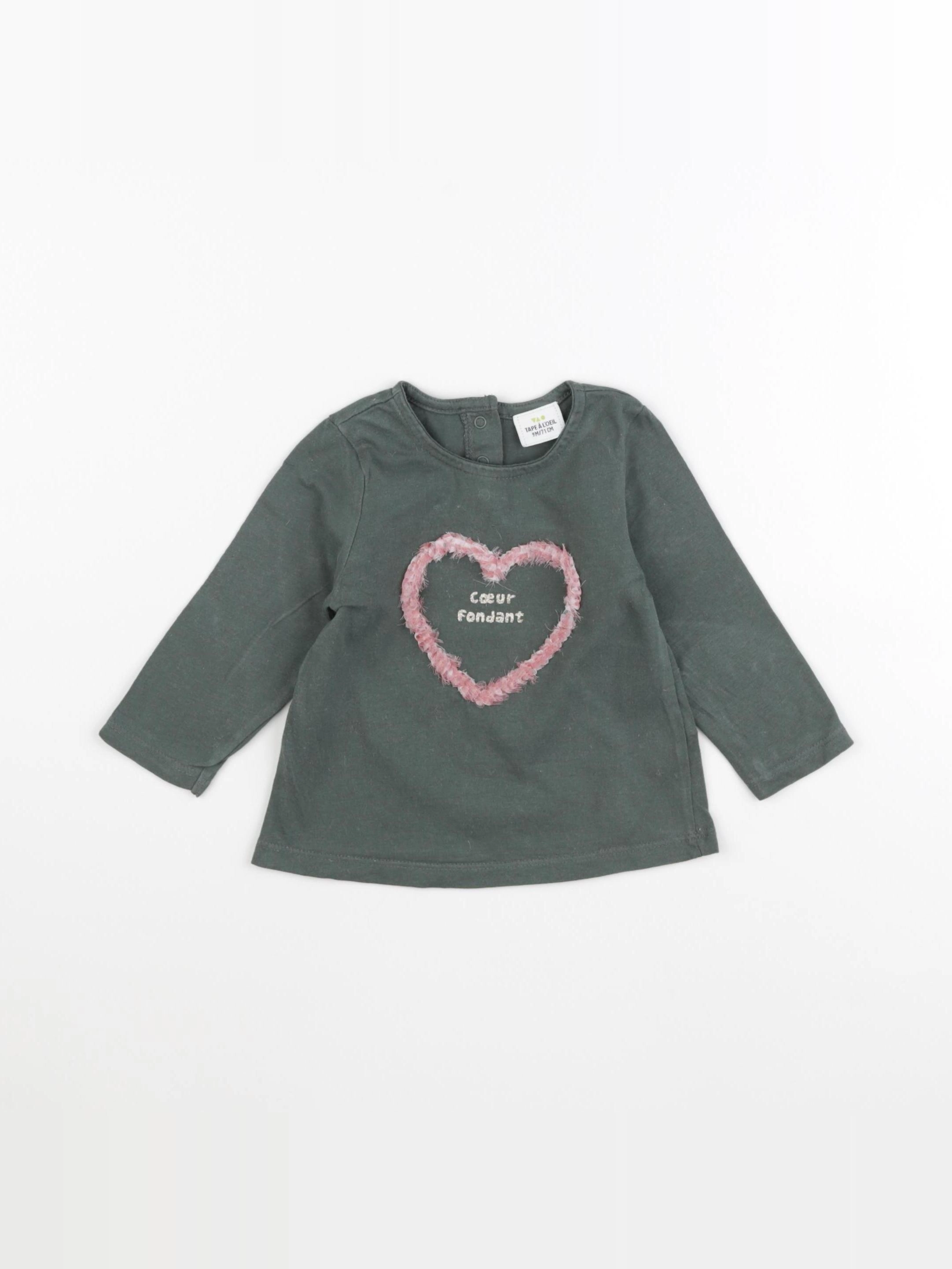 Tape à l'oeil - tee-shirt vert - 9 mois
