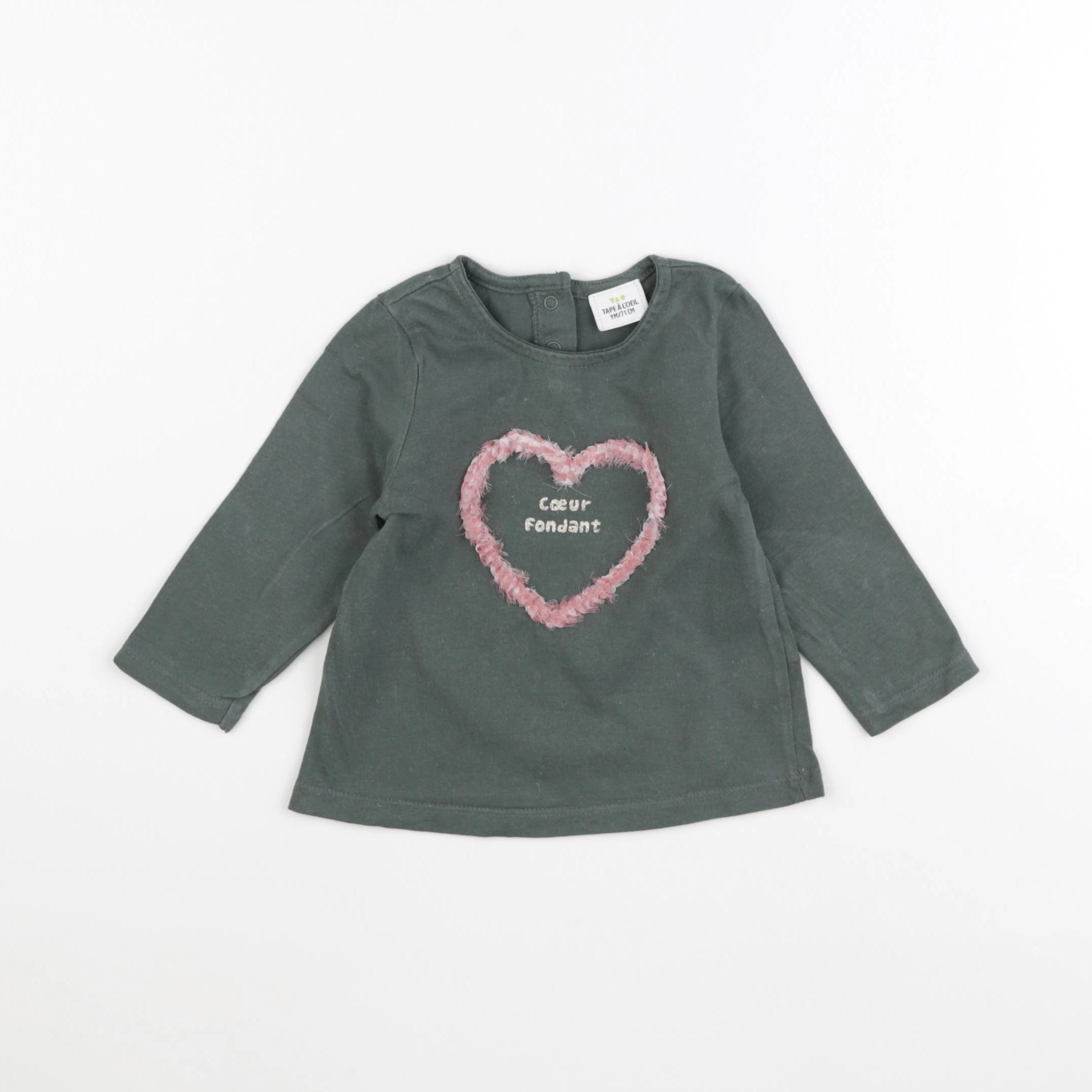 Tape à l'oeil - tee-shirt vert - 9 mois