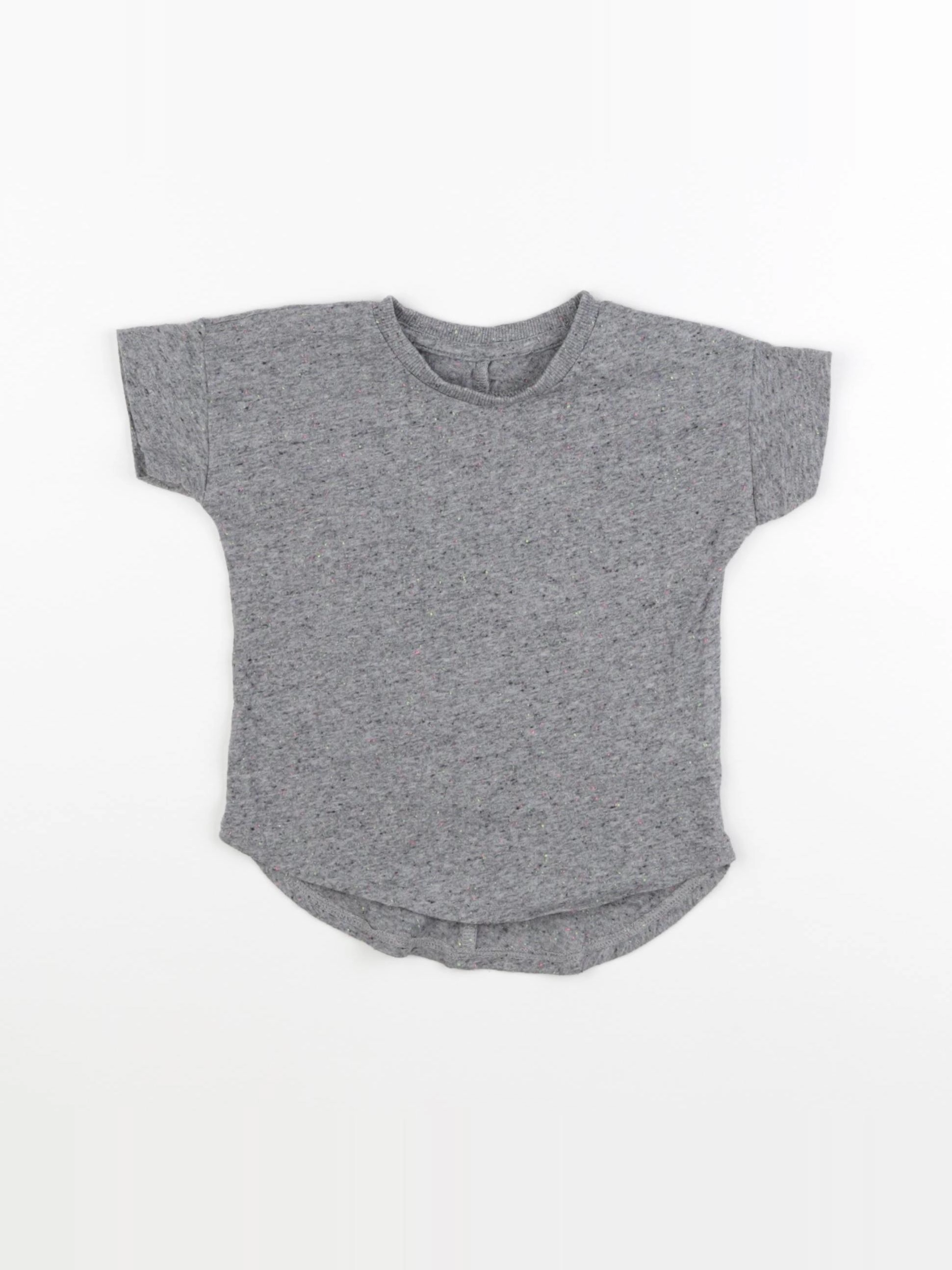 Next - tee-shirt gris - 9/12 mois