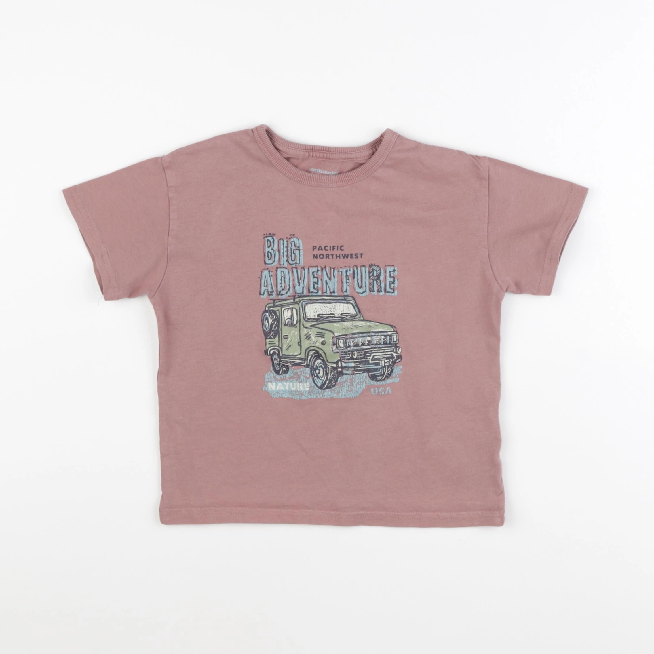 Vertbaudet - tee-shirt rose - 4 ans
