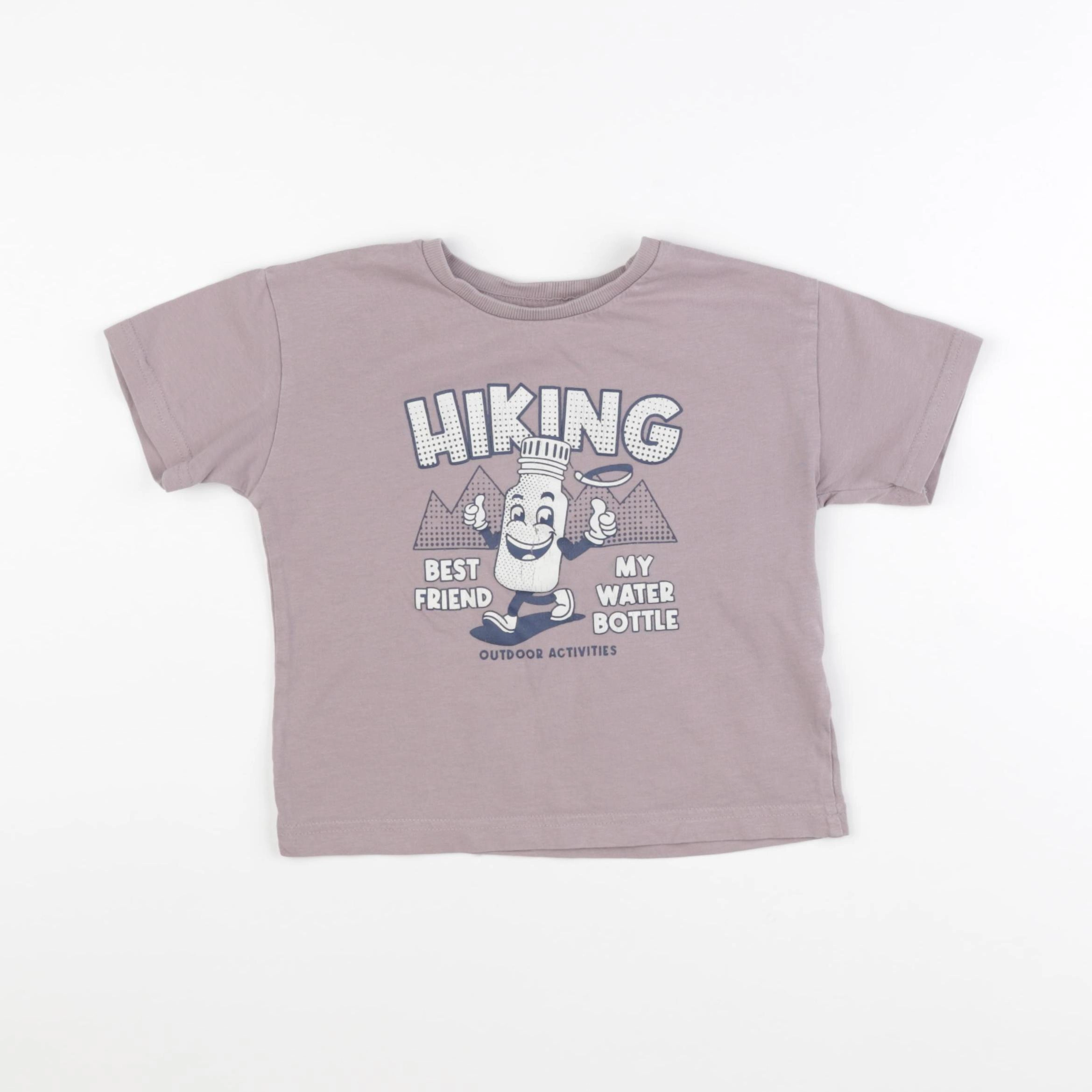 Vertbaudet - tee-shirt violet - 4 ans