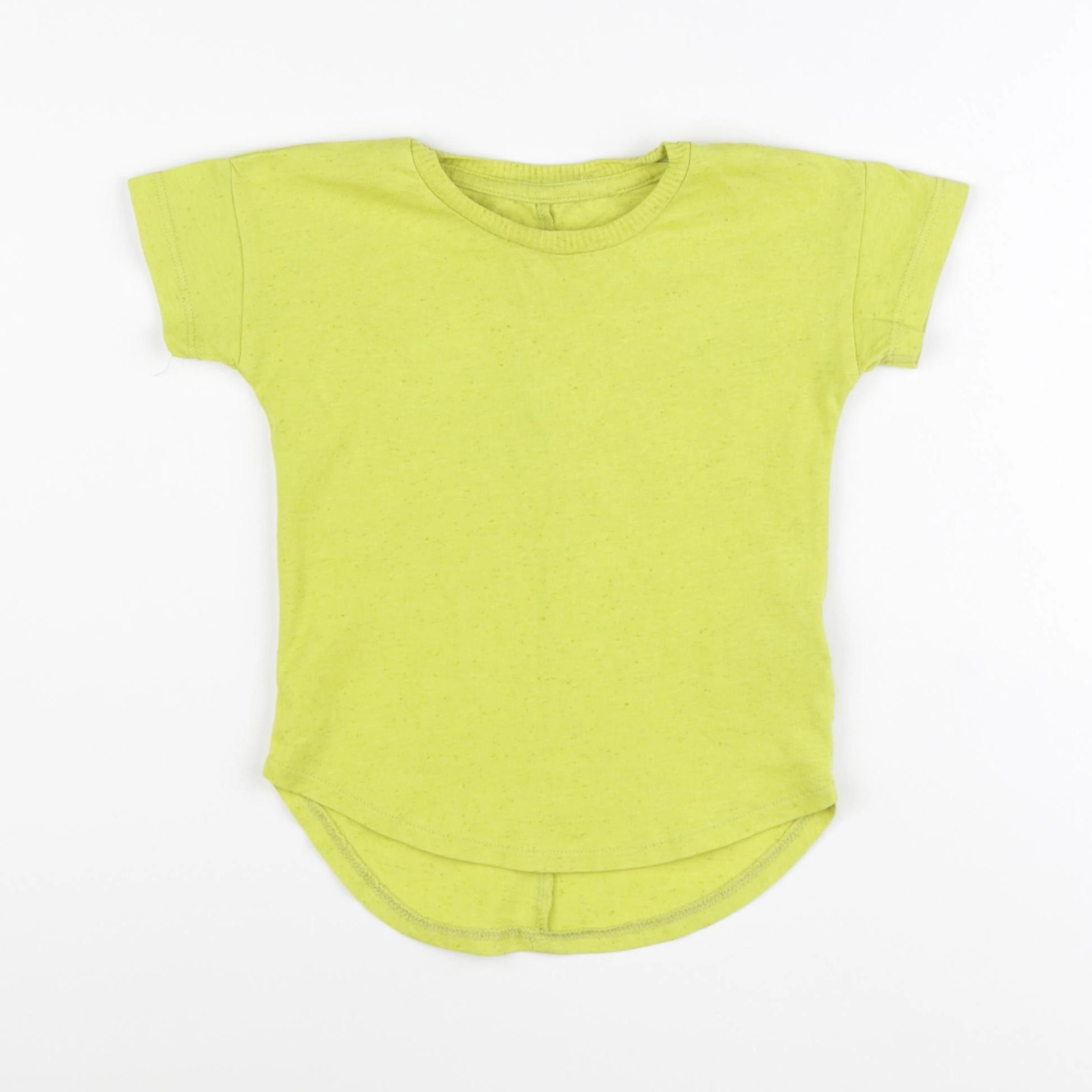 Marks & Spencer  - tee-shirt jaune fluo - 9/12 mois