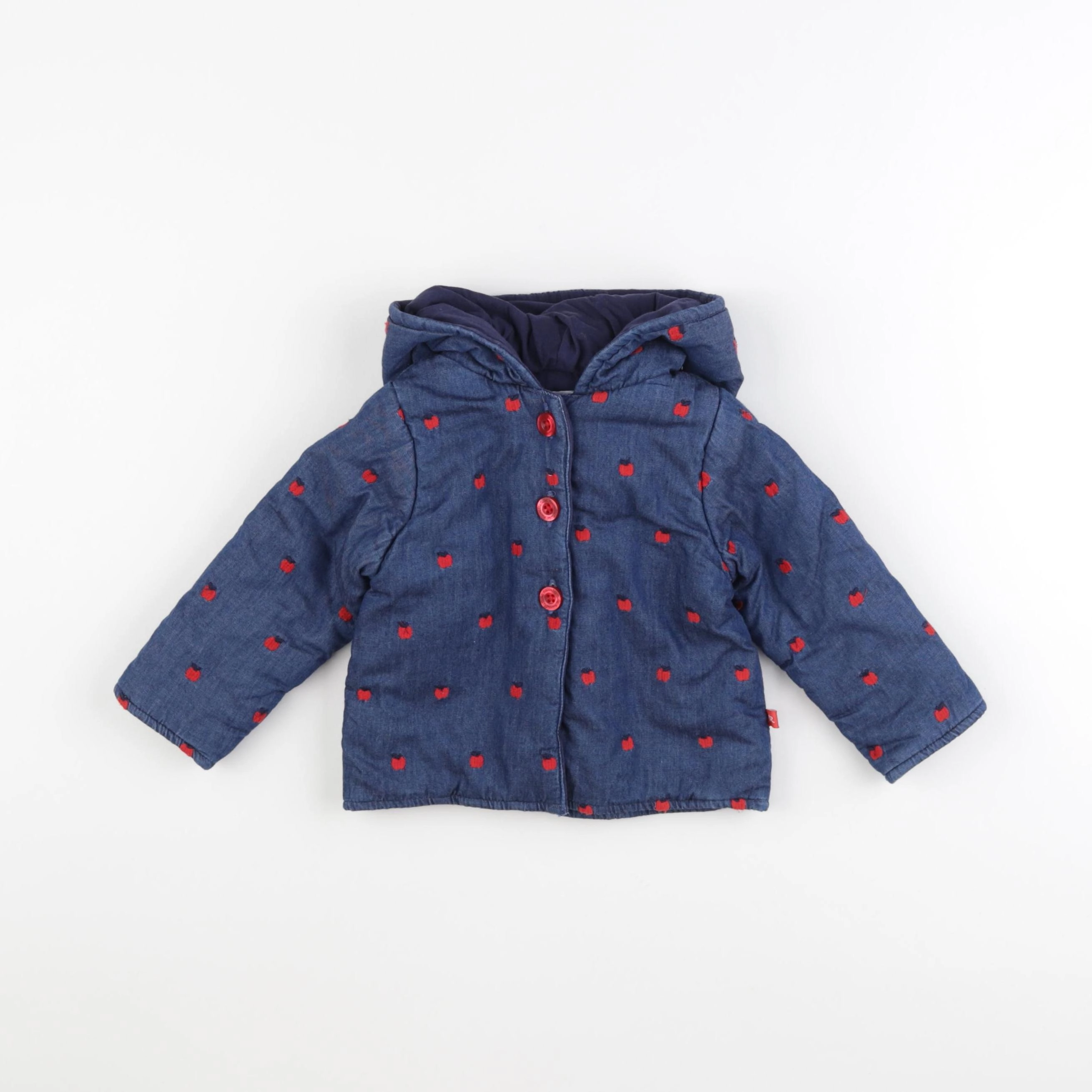 Cadet Rousselle - veste bleu - 12 mois