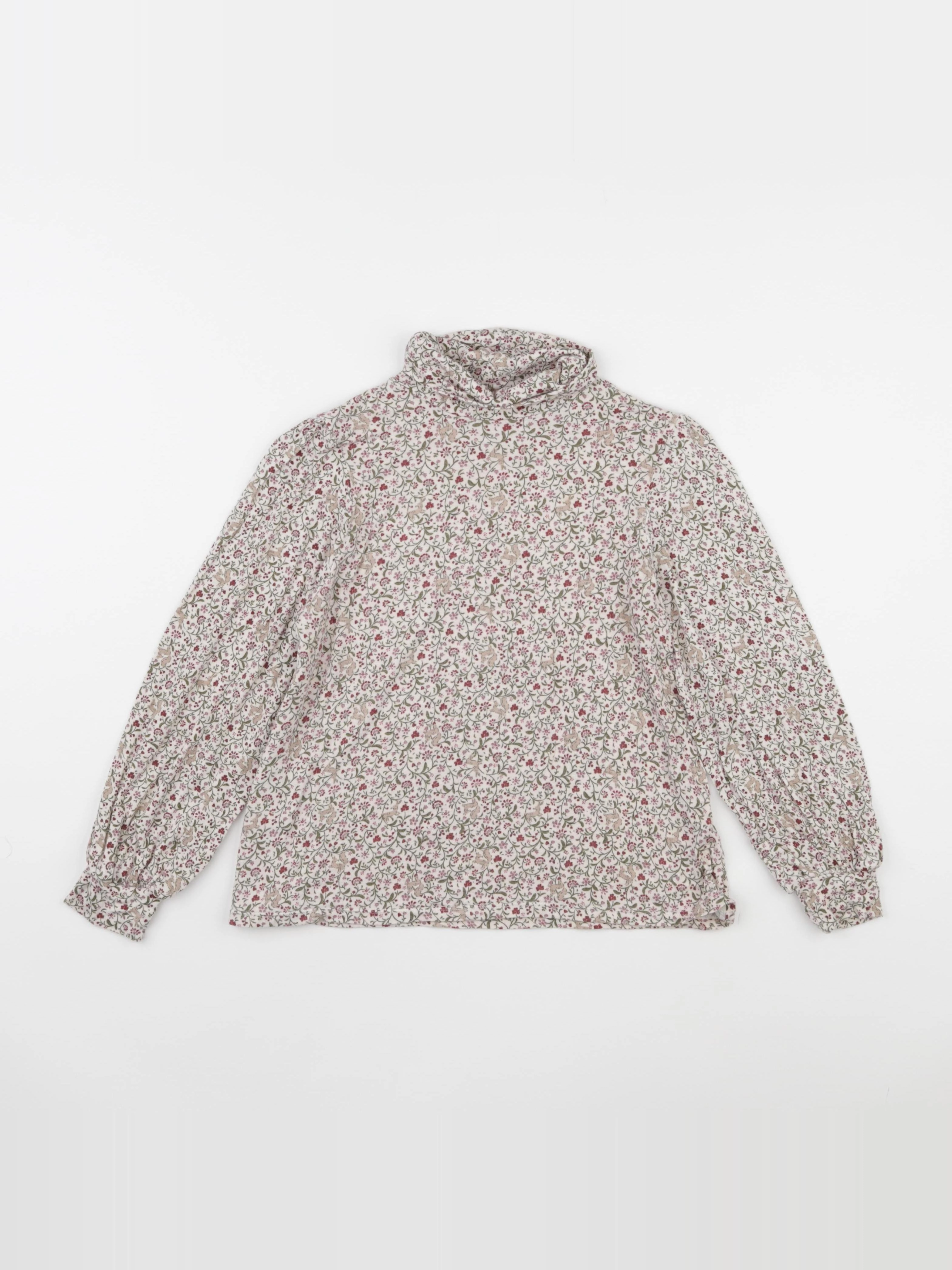 Vertbaudet - sous-pull multicolore - 8 ans
