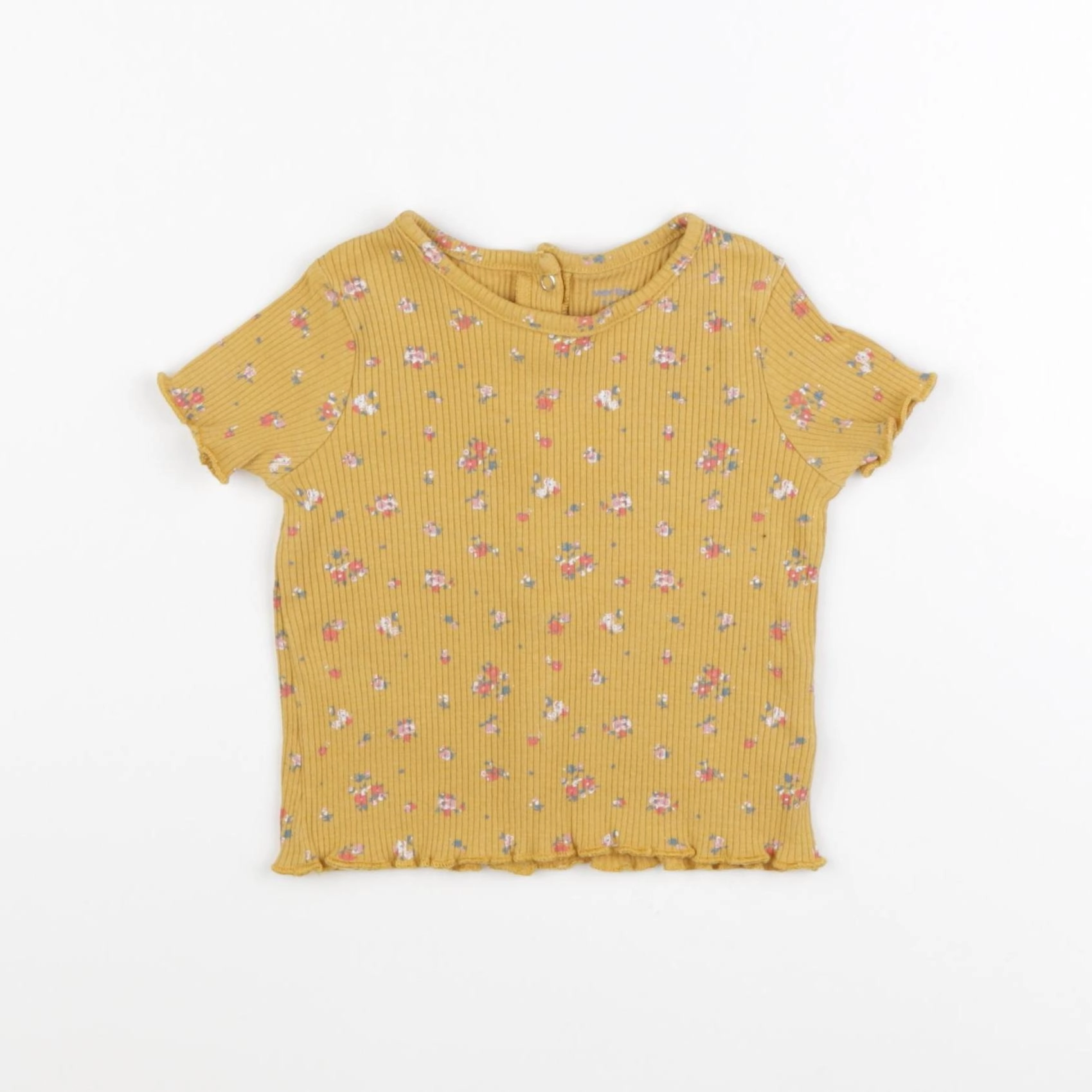 Vertbaudet - tee-shirt jaune - 9 mois